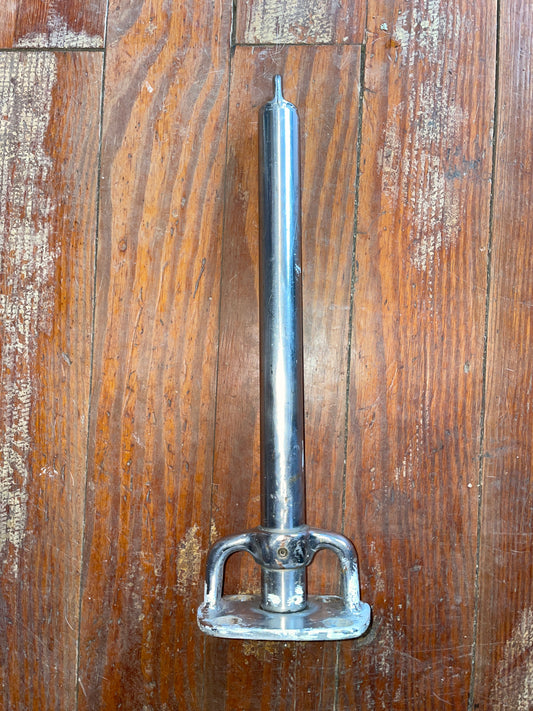 12 3/4” OR 15 1/2”  Tall Single Lifeline Angled Stanchion