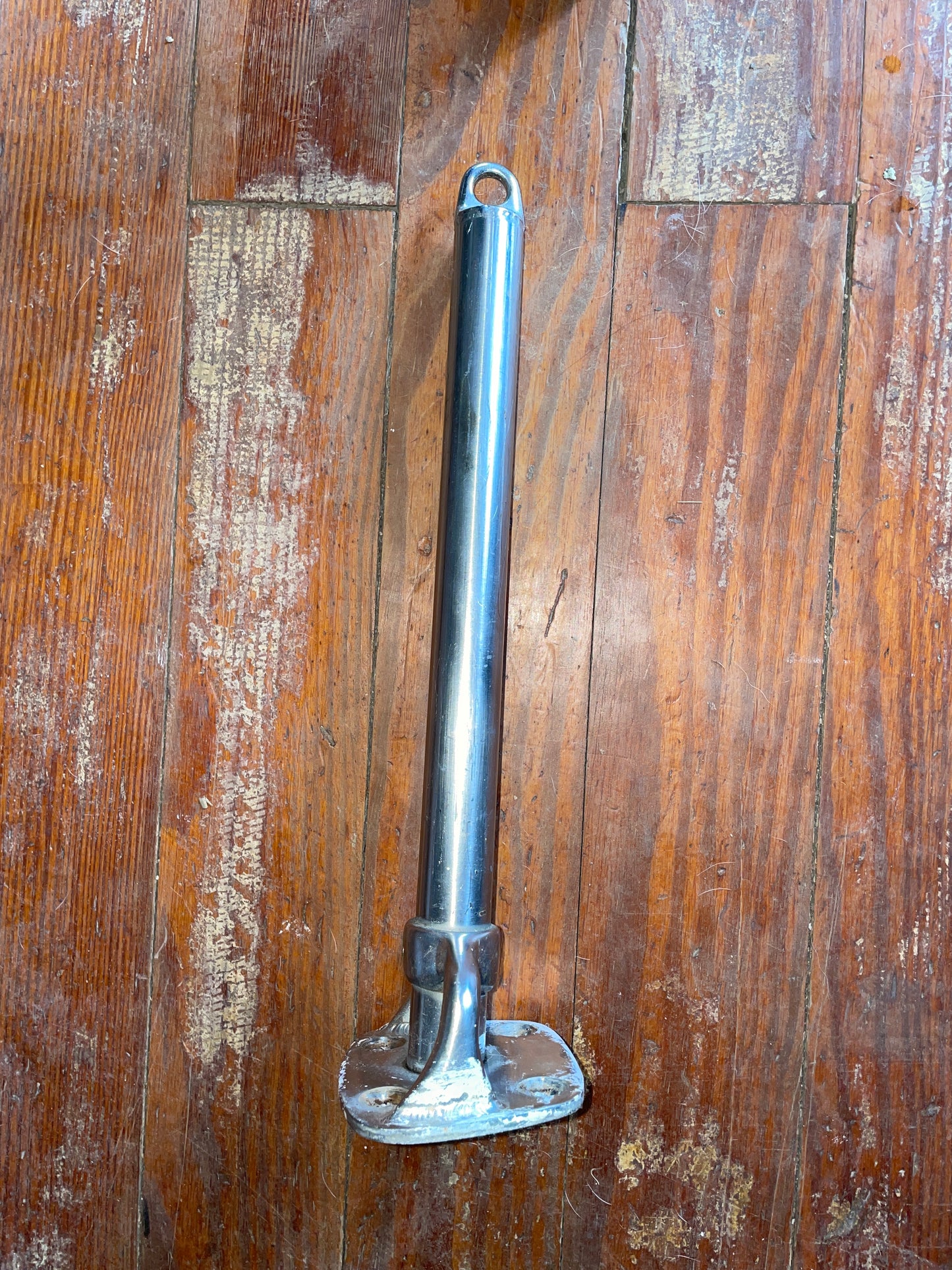 12 3/4” OR 15 1/2” Tall Single Lifeline Angled Stanchion