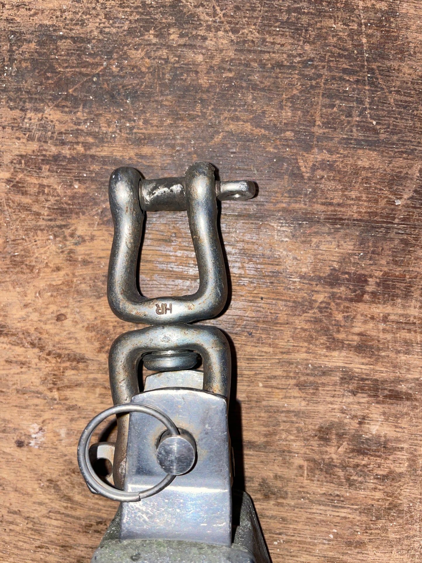 Large Fiddle Block With Becket & Swivel Forked Shackle- 11/16” Line