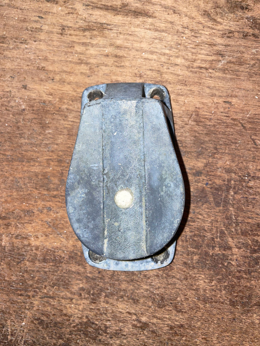 Small Boat Foot Block 2 1/8” Sheave & 1/2” Line