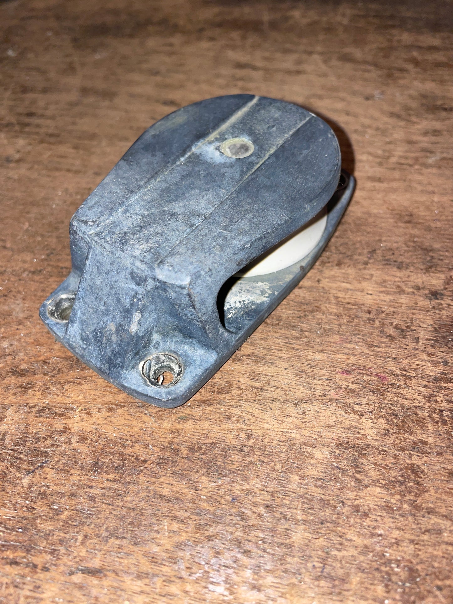 Small Boat Foot Block 2 1/8” Sheave & 1/2” Line
