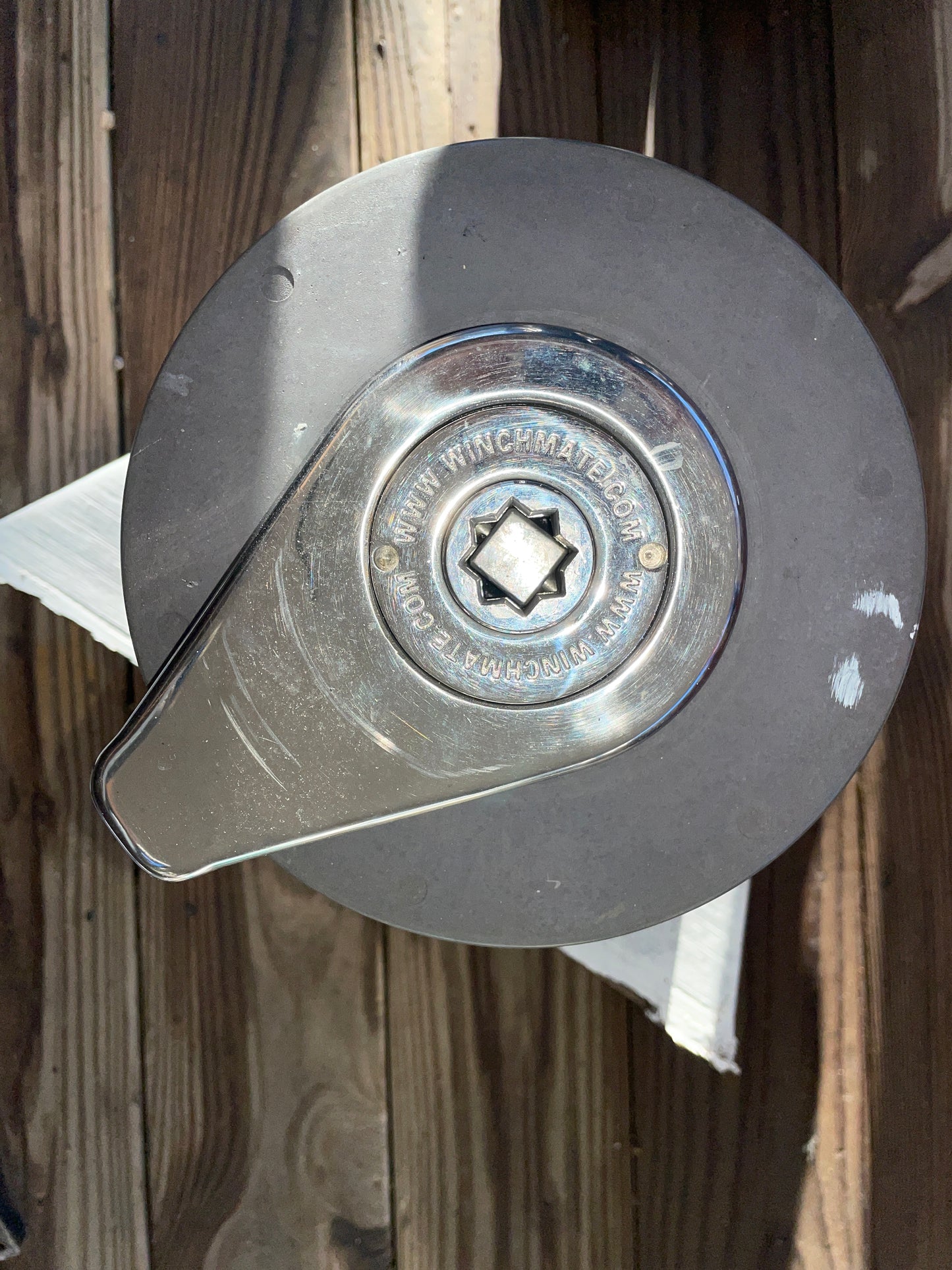 Large Bronze 2 Speed Self Tailing Winch With Mounting Block