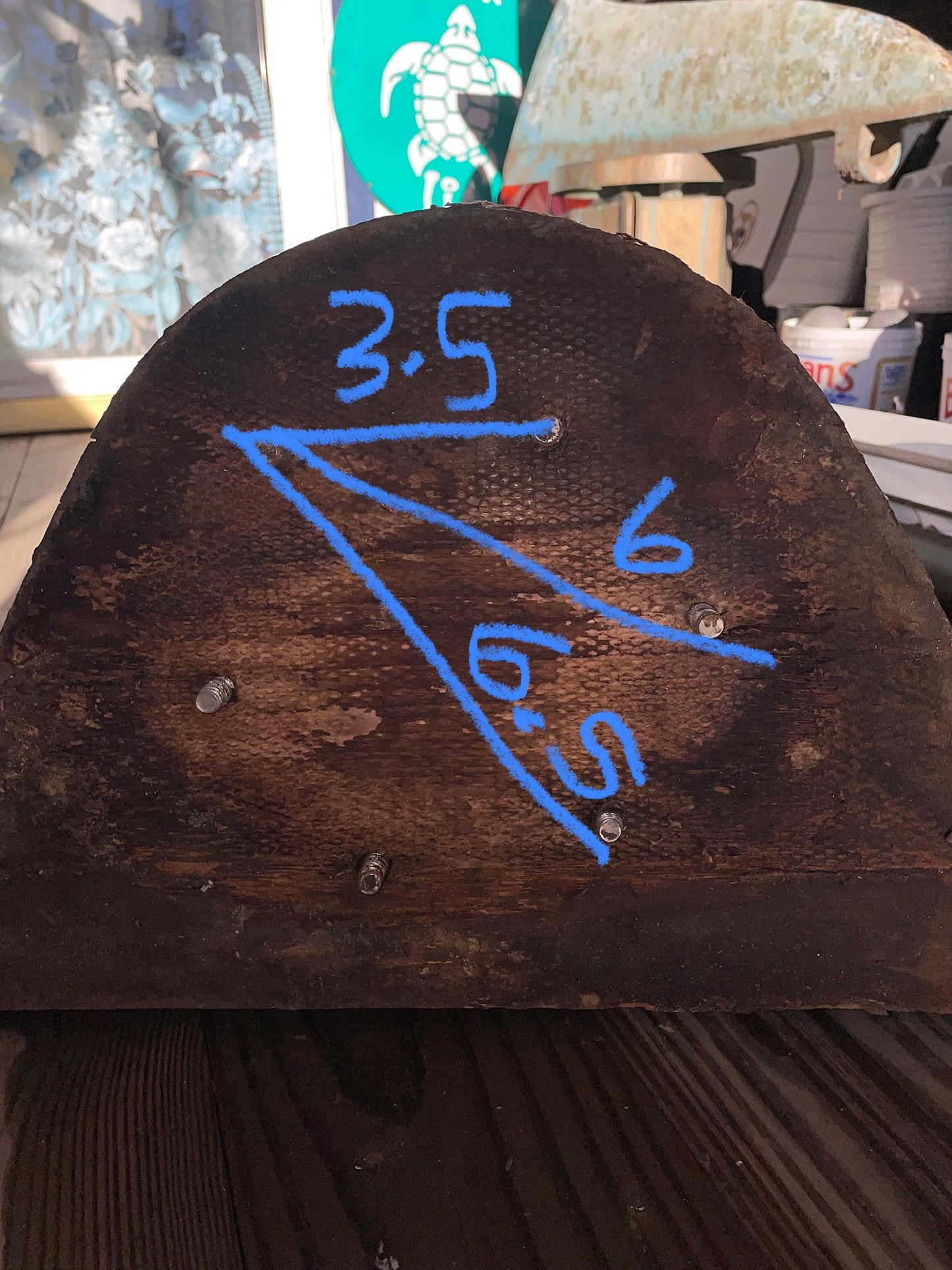 Large Bronze 2 Speed Self Tailing Winch With Mounting Block