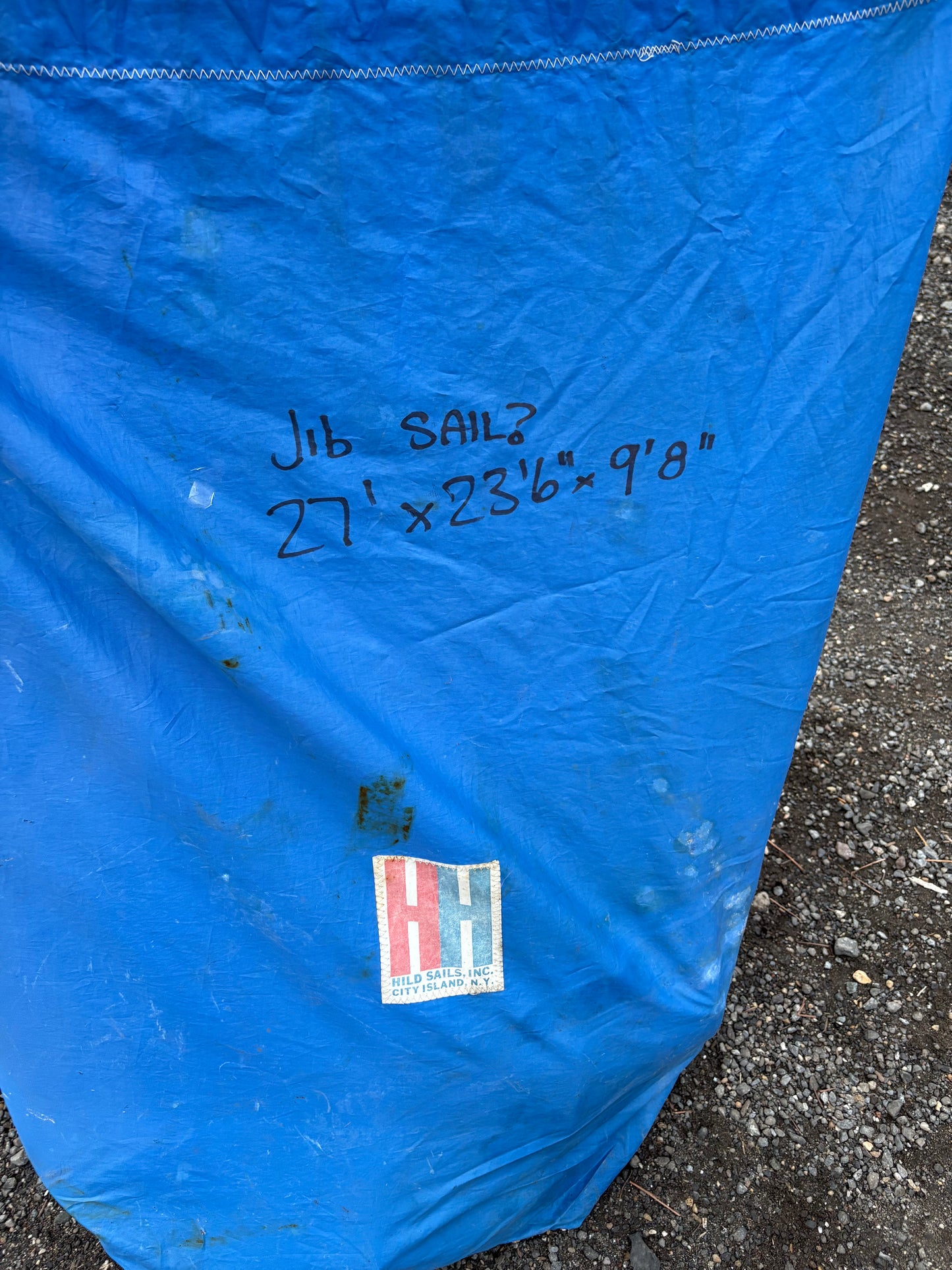 Jib Sail - 27' x 23'6" x 9'8"