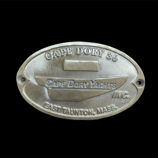 Capy Dory 30 Builders Plate