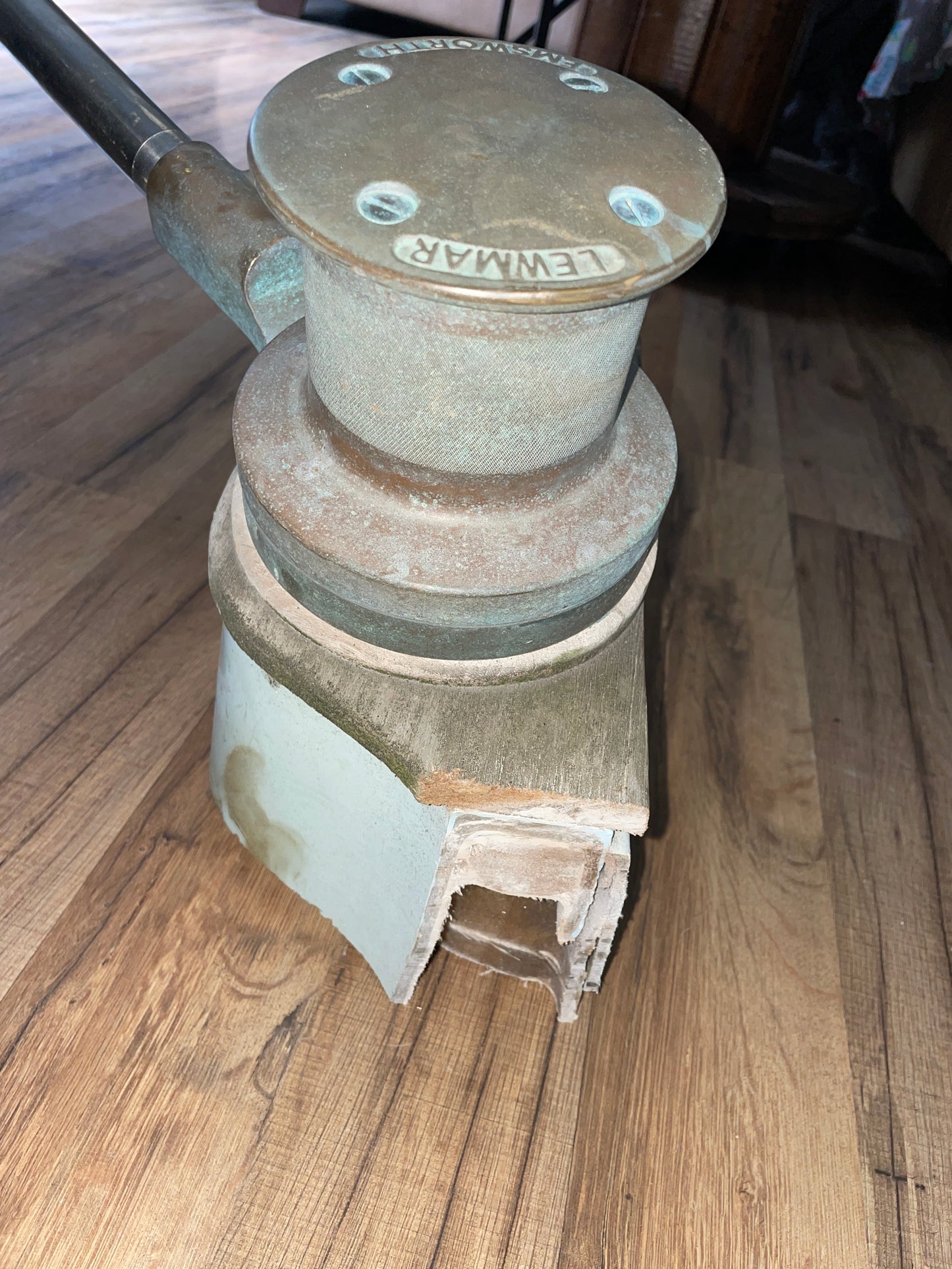 PAIR Lewmar Emsworth Solid Bronze Winches With Handles