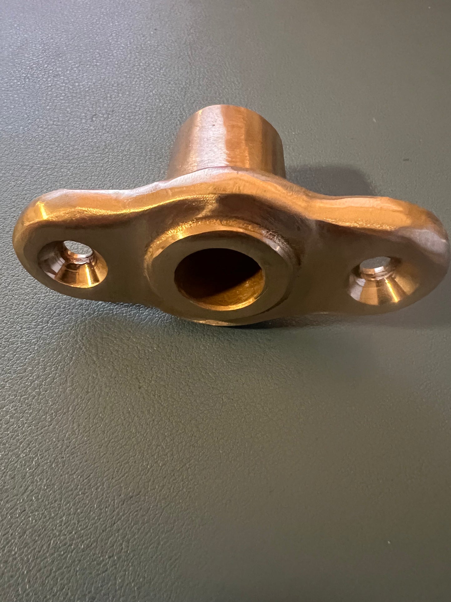 Bronze Rangley Oar Lock Hold Plate for Dinghy Code BB2595C