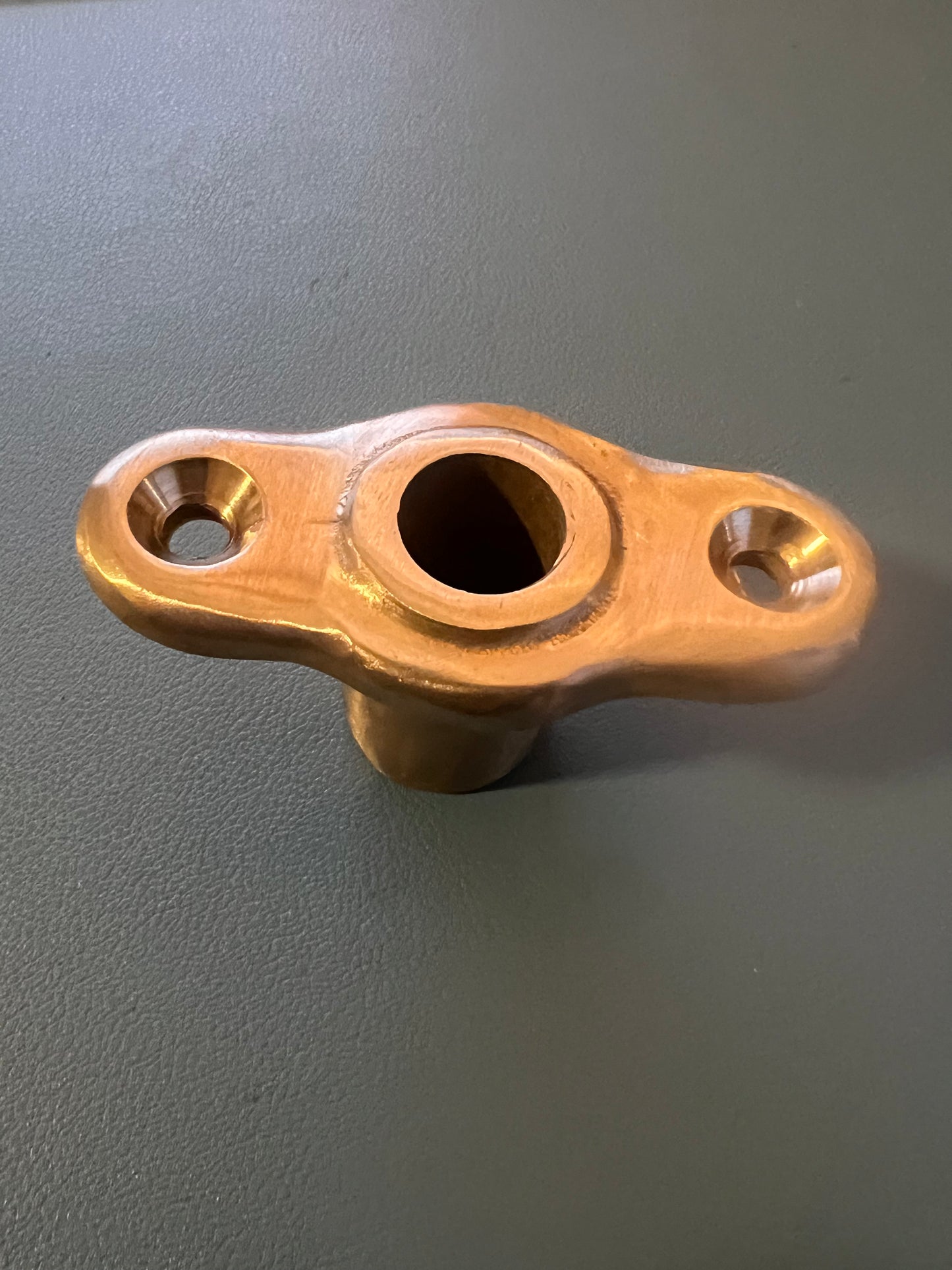Bronze Rangley Oar Lock Hold Plate for Dinghy Code BB2595C