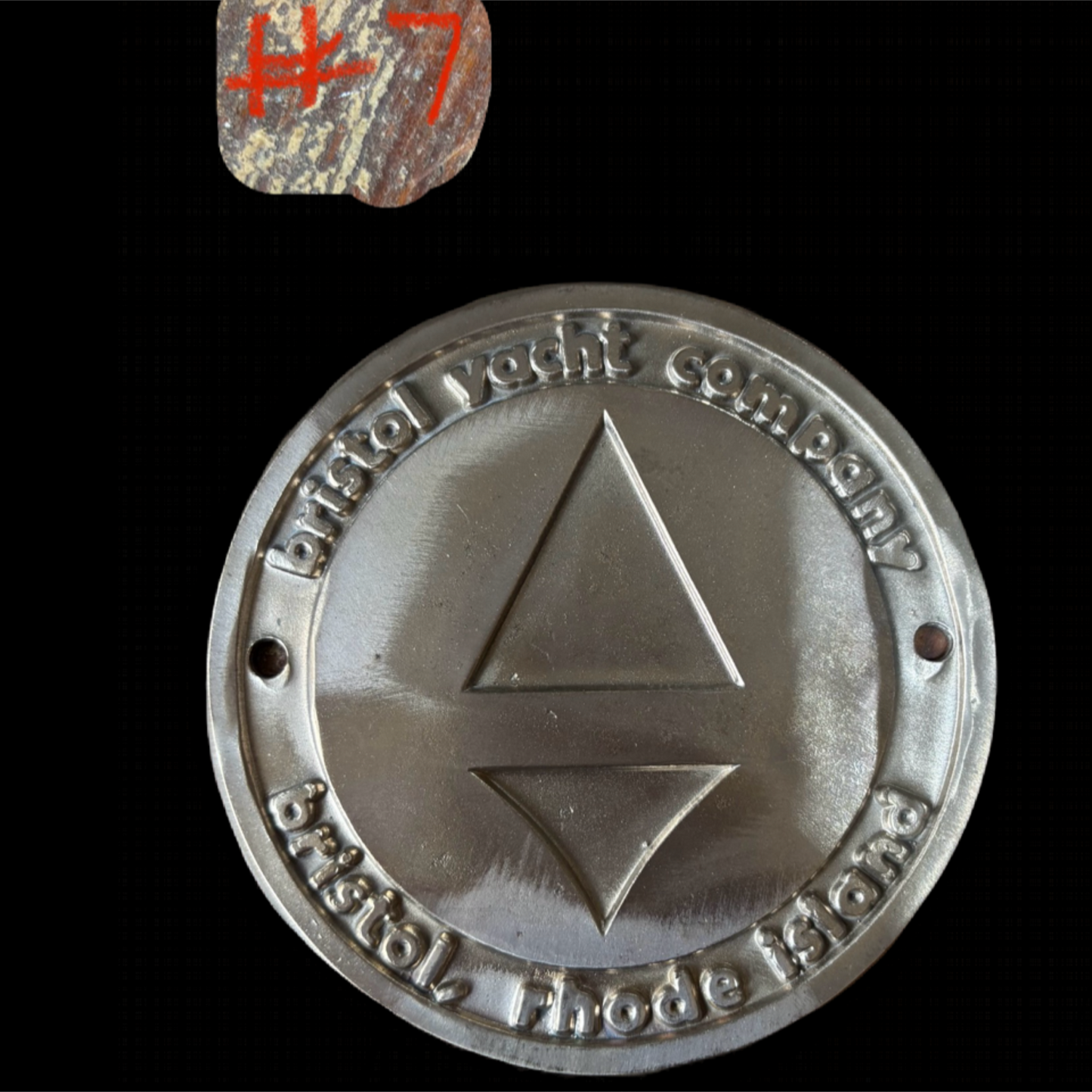 Bristol Yacht Company Builders Plate
