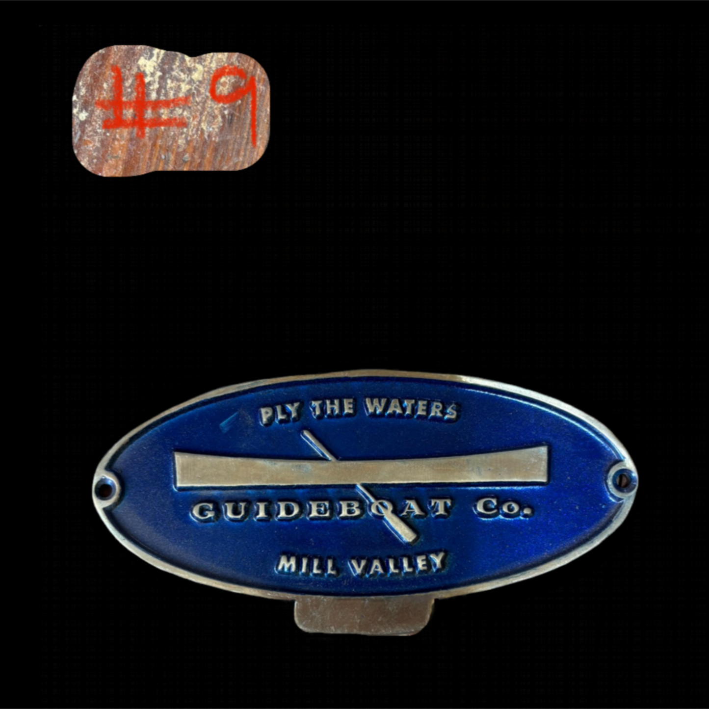 PLY The Waters GuideBoat Co. Mill Valley Builders Plate -- MULTIPLE SYTLES AVAILABLE