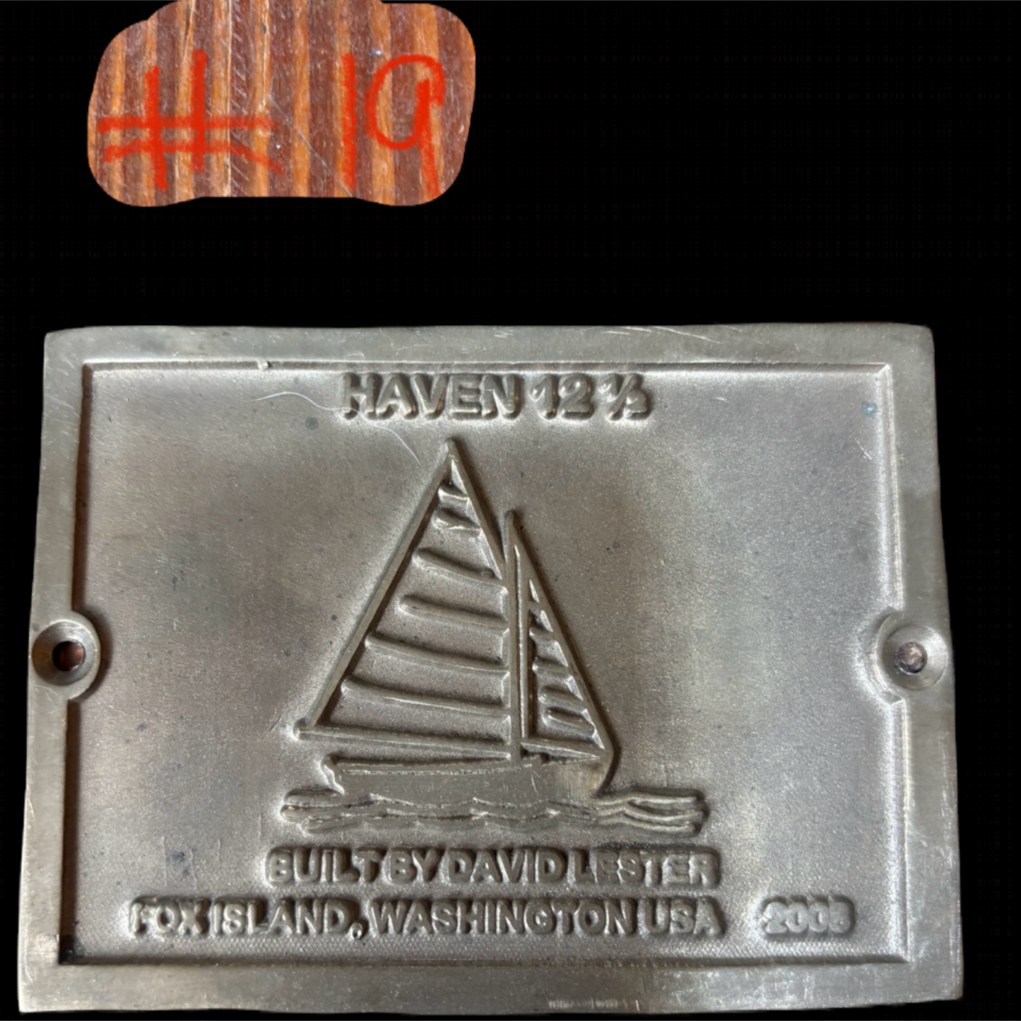 Haven 12 1/2 Builders Plate