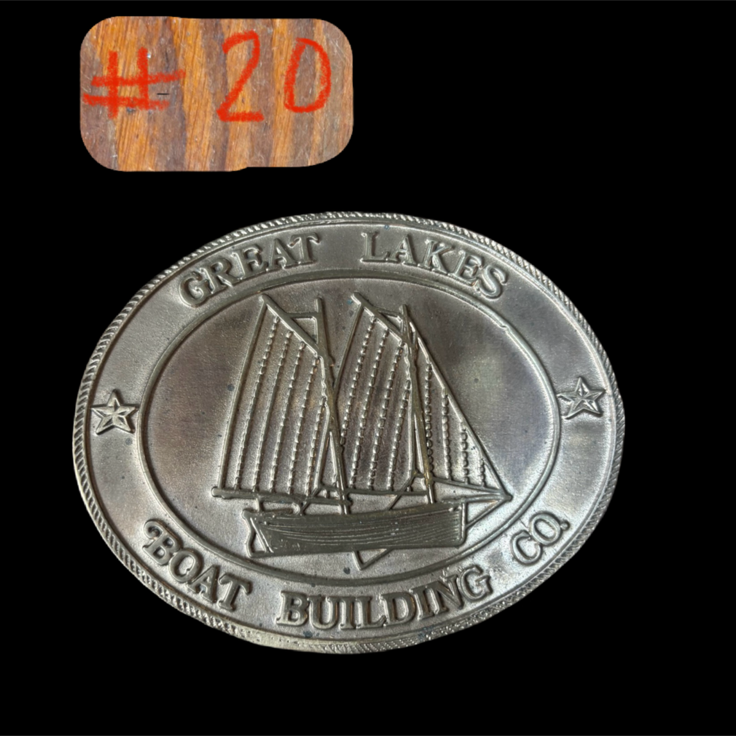 Great Lakes Boat Building CO Builders Plate