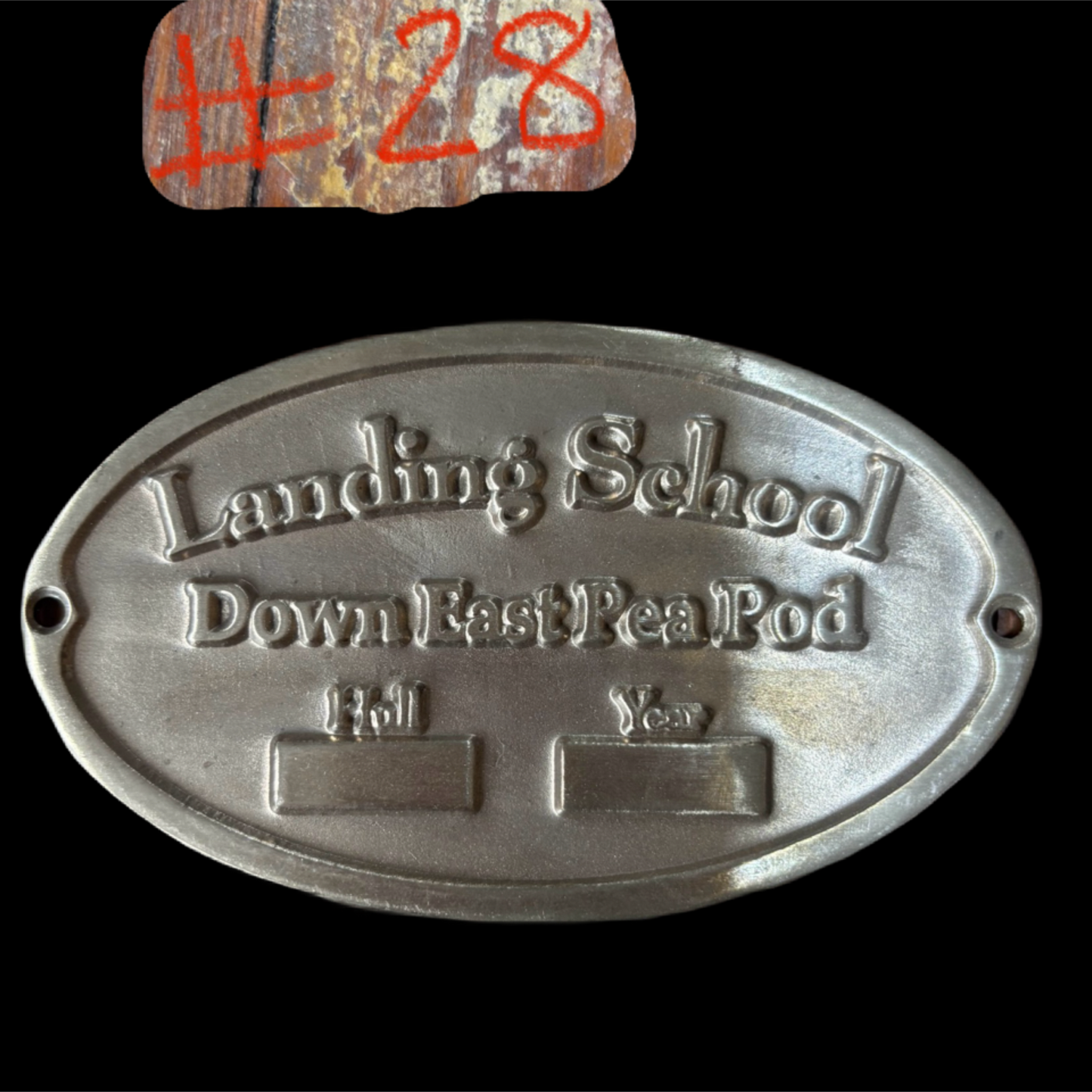 Landing School Down East Pea Pod Builders Plate
