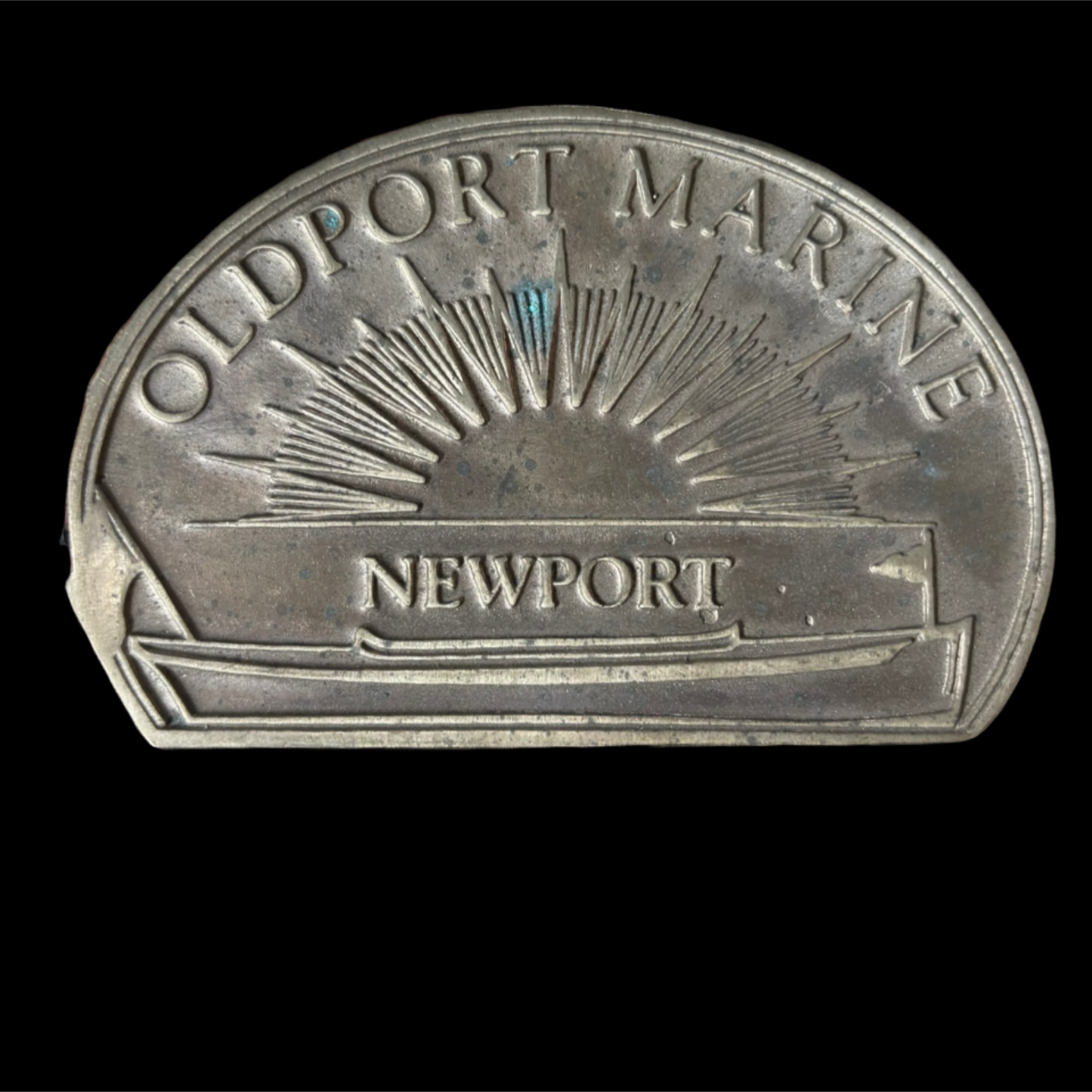 Oldport Marine Newport Builders Plate
