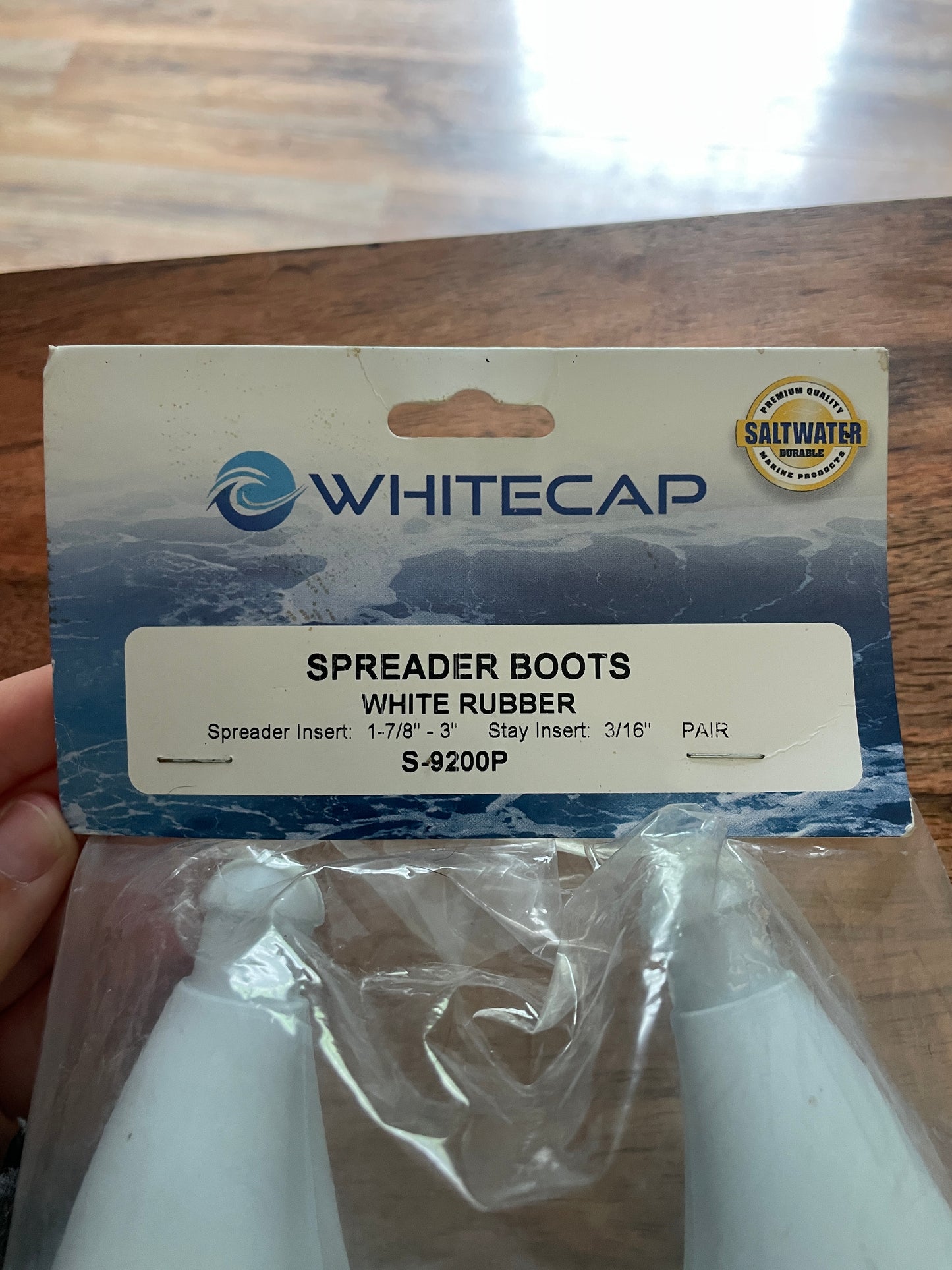 Whitecap Spreader Boots Whtie Rubber - S-9200P NEW