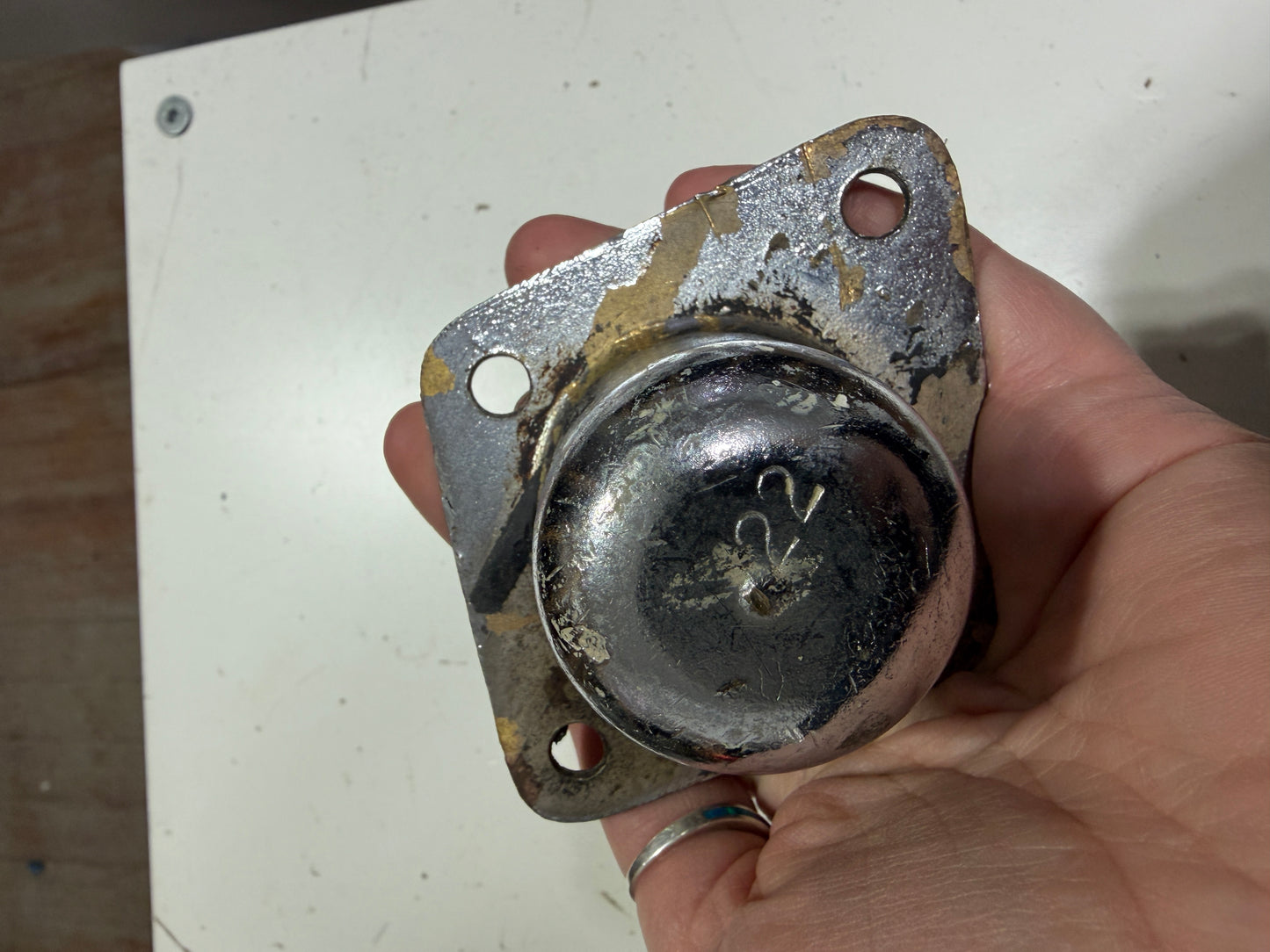 Removable Through Deck Pad Eye - 3/8" Eye