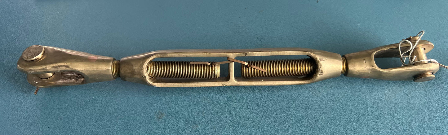 Bronze Standard 5/8" Jaw & Jaw Turnbuckle Code BB1399