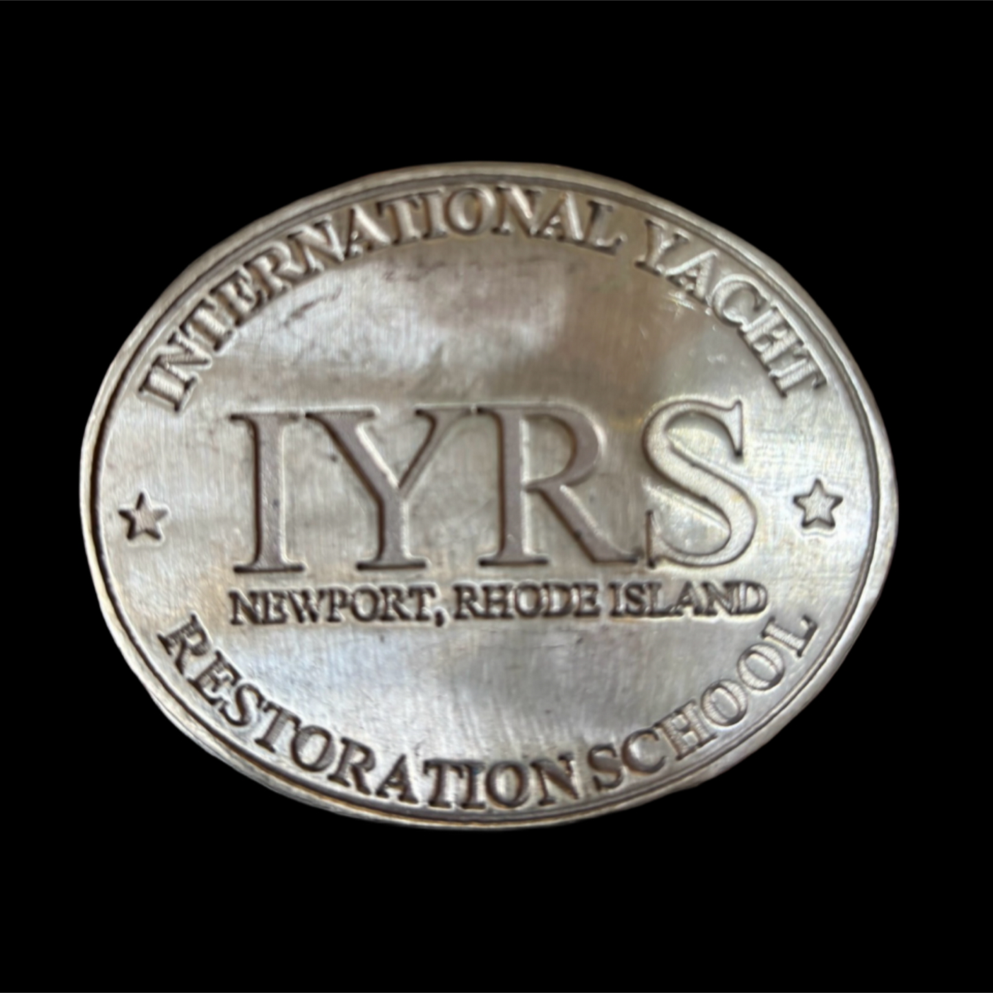 International Yacht Restoration School "IYRS" Builders Plate