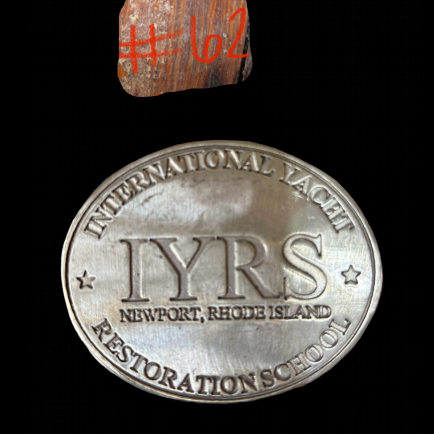 International Yacht Restoration School "IYRS" Builders Plate