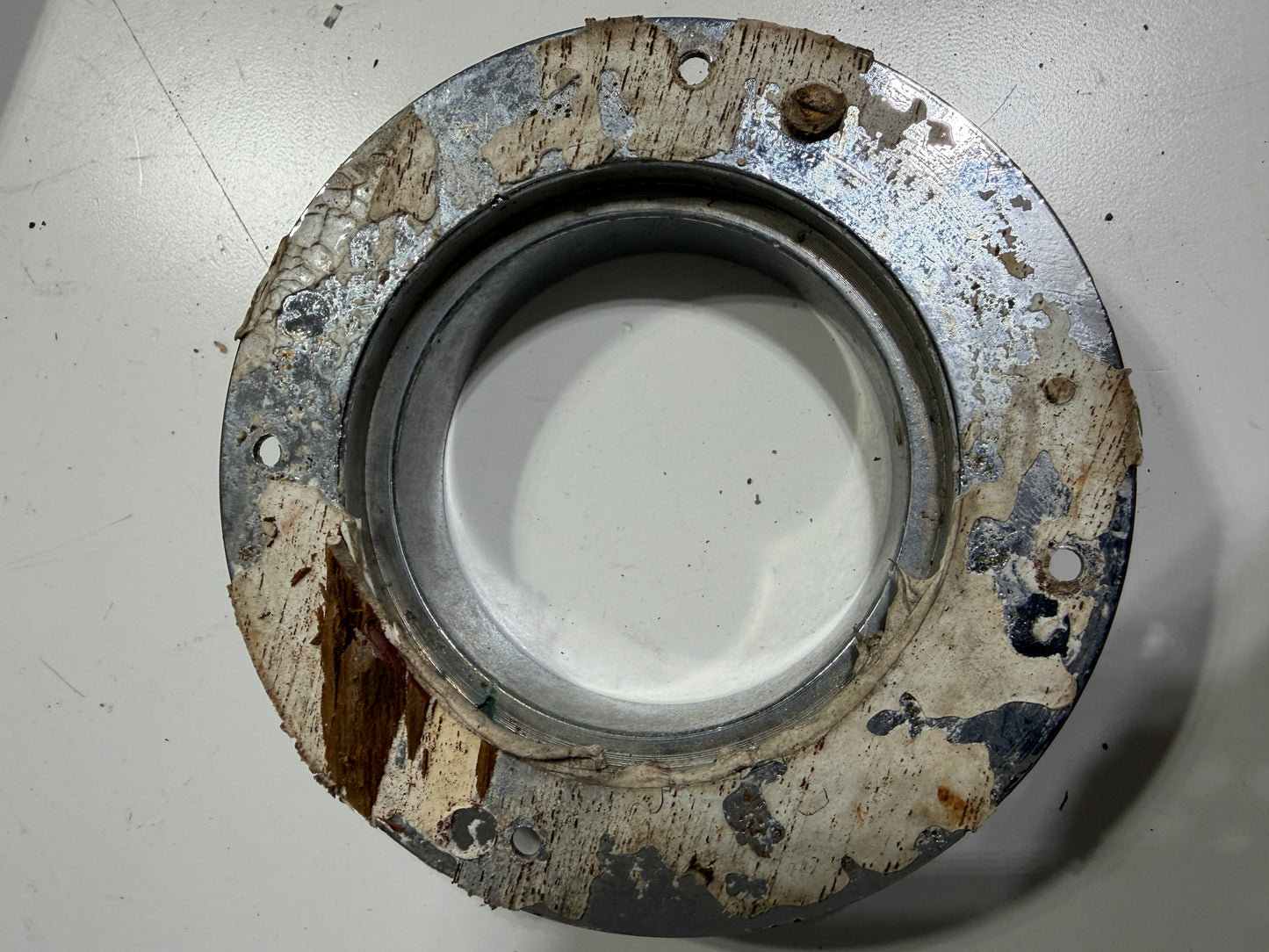 3 3/8" Diameter Chromed Vent Base