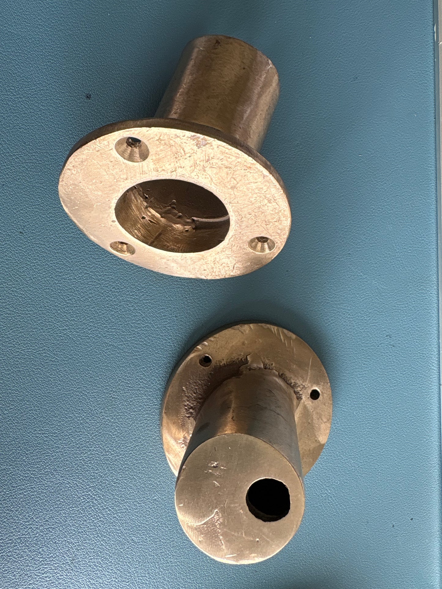 Bronze Flush Mount Flag Pole Holder