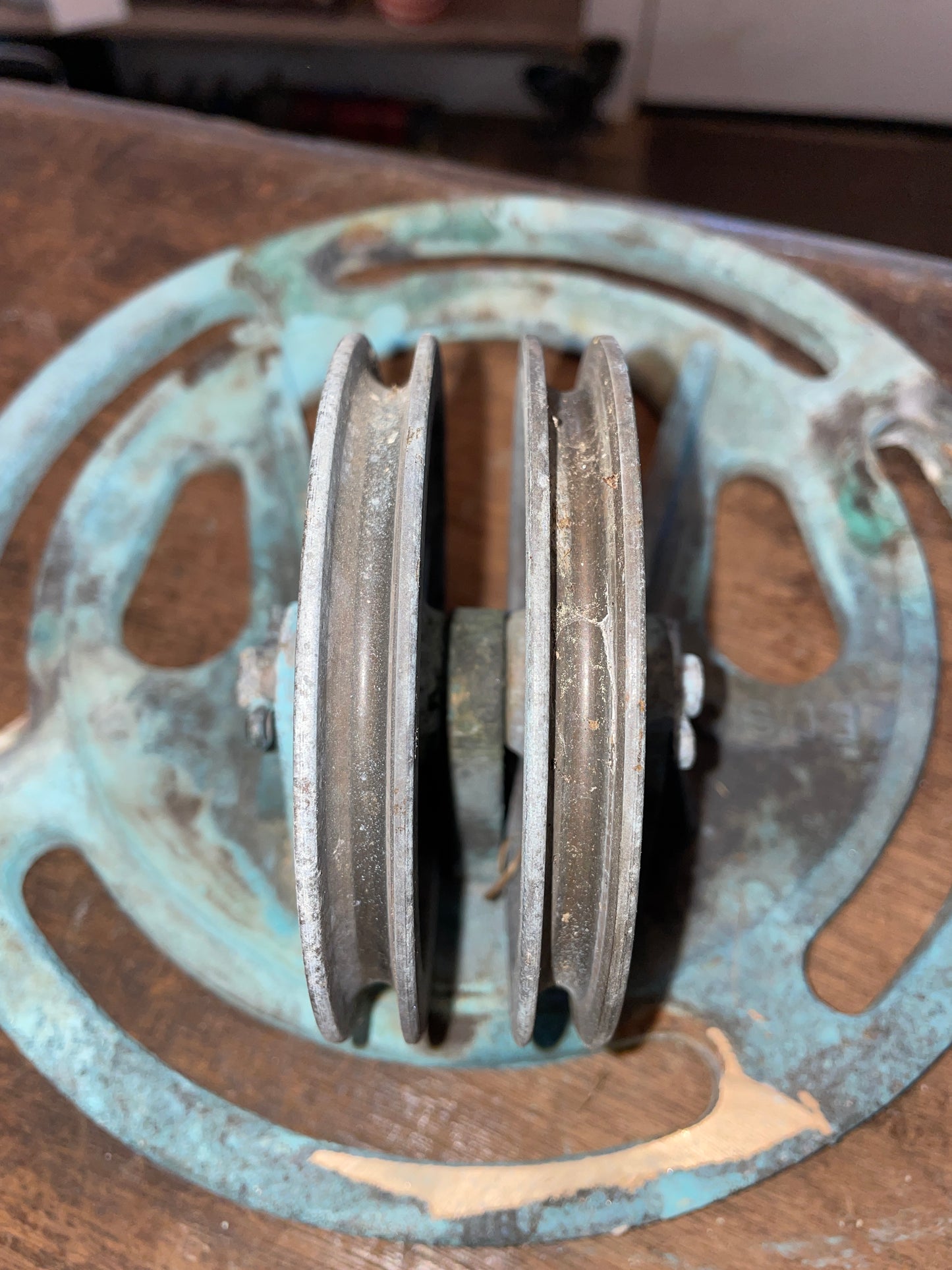 Edson 4” Bronze Idler Steering Pedestal Pulleys
