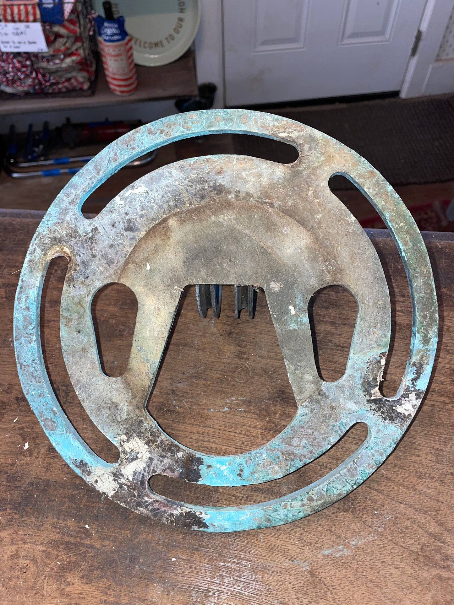 Edson 4” Bronze Idler Steering Pedestal Pulleys