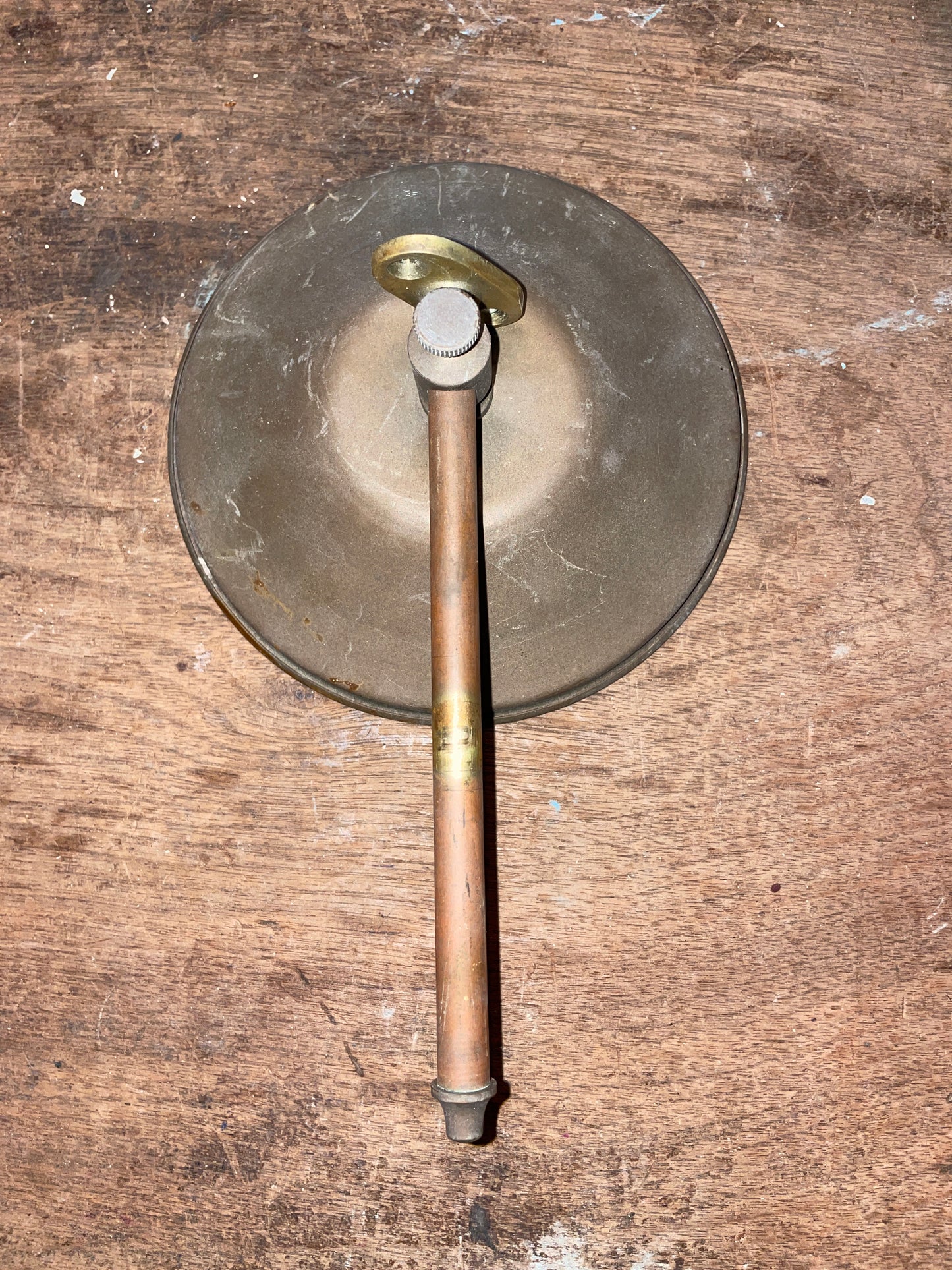 Vintage Brass Oil Lamp - No Glass