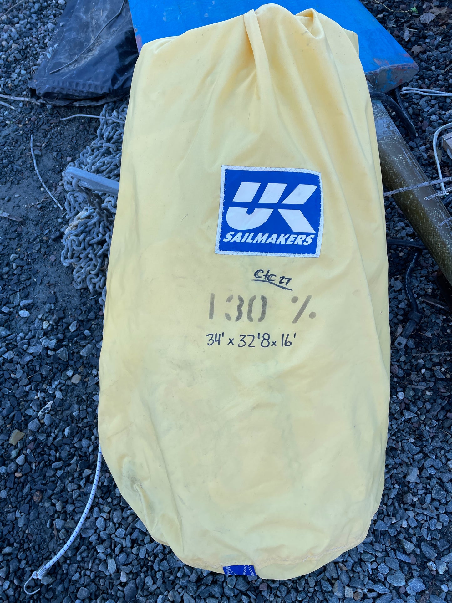 C&C 27 130% Main Sail-34’ x 32’8” x 16’ LIKE NEW