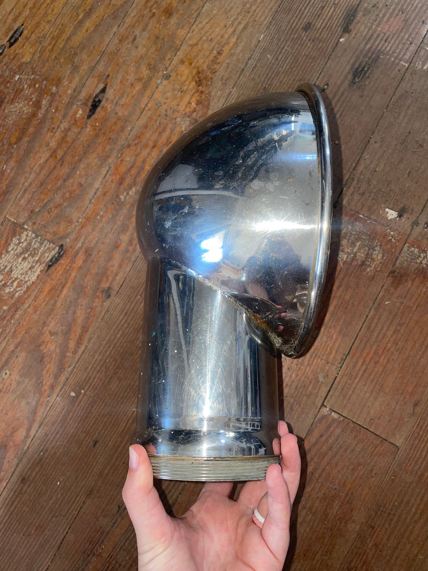 4" Chromed Bronze Vent - 12" Tall