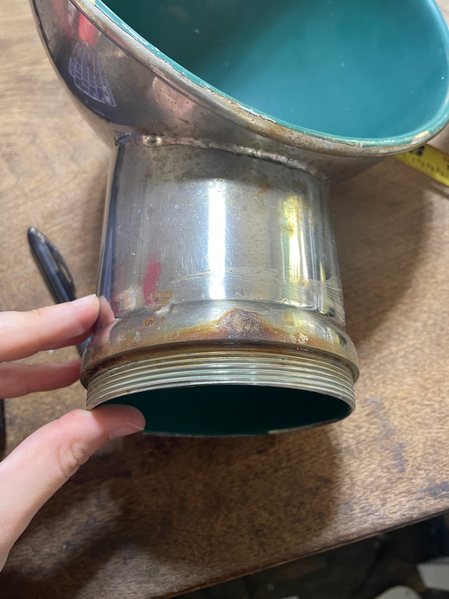 4" Chromed Bronze Vent - 12" Tall