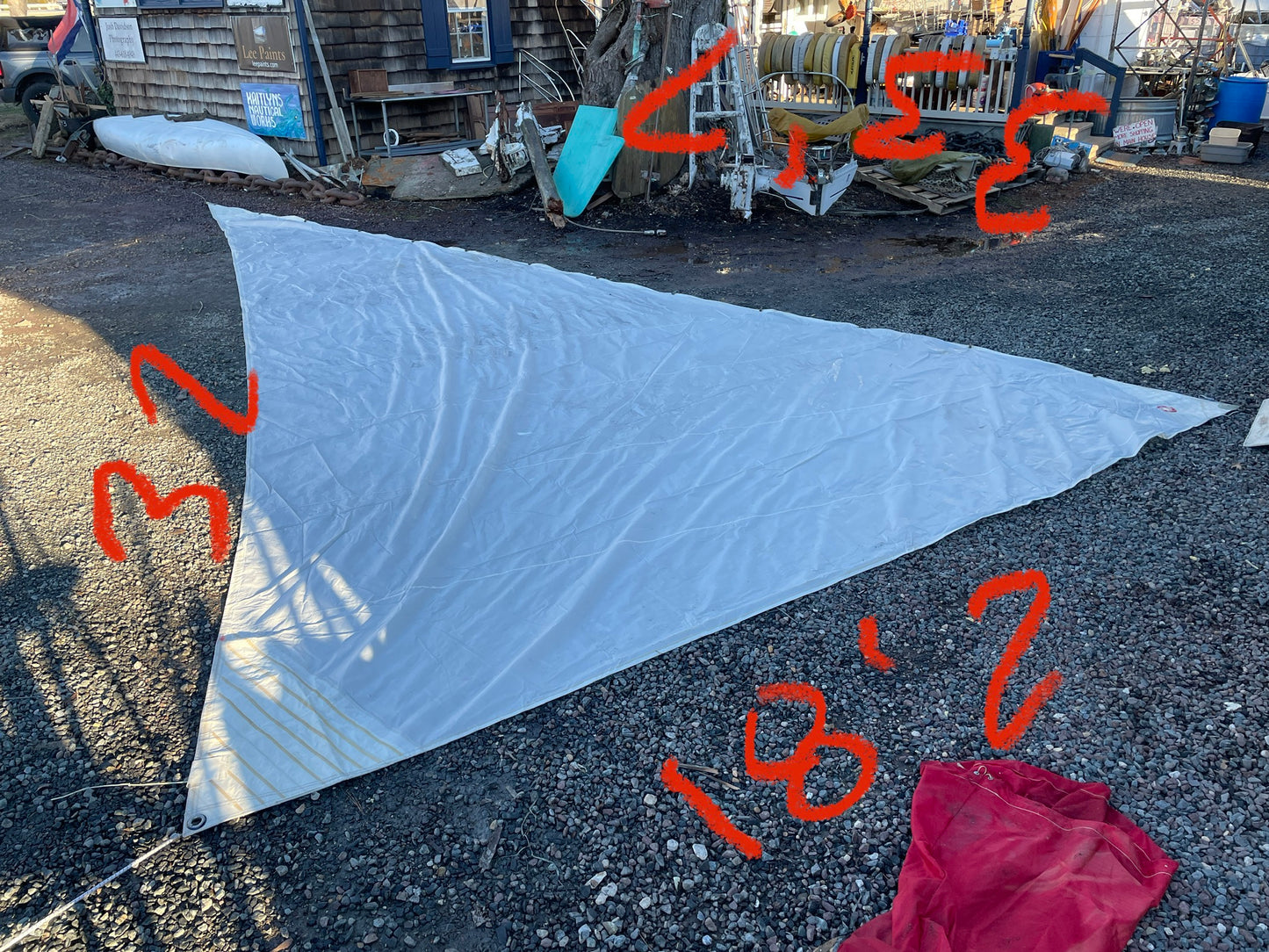 Columbia 39 Main Sail- 33’7” x 32’ x 18’2”