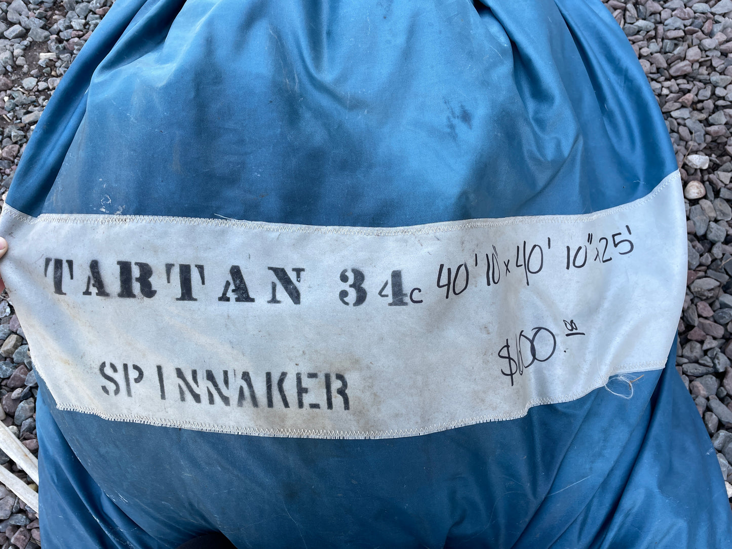 Tartan 34C Symmetrical Spinnaker- 40’10” x 40’10” x 25’