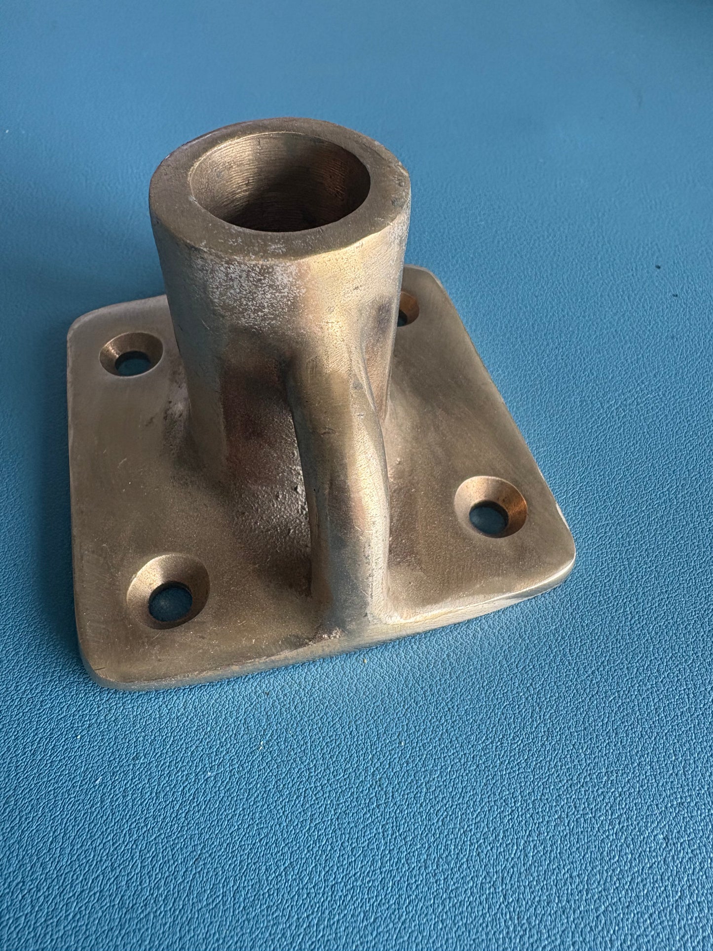 Bronze Square Stanchion Base Code BB2495