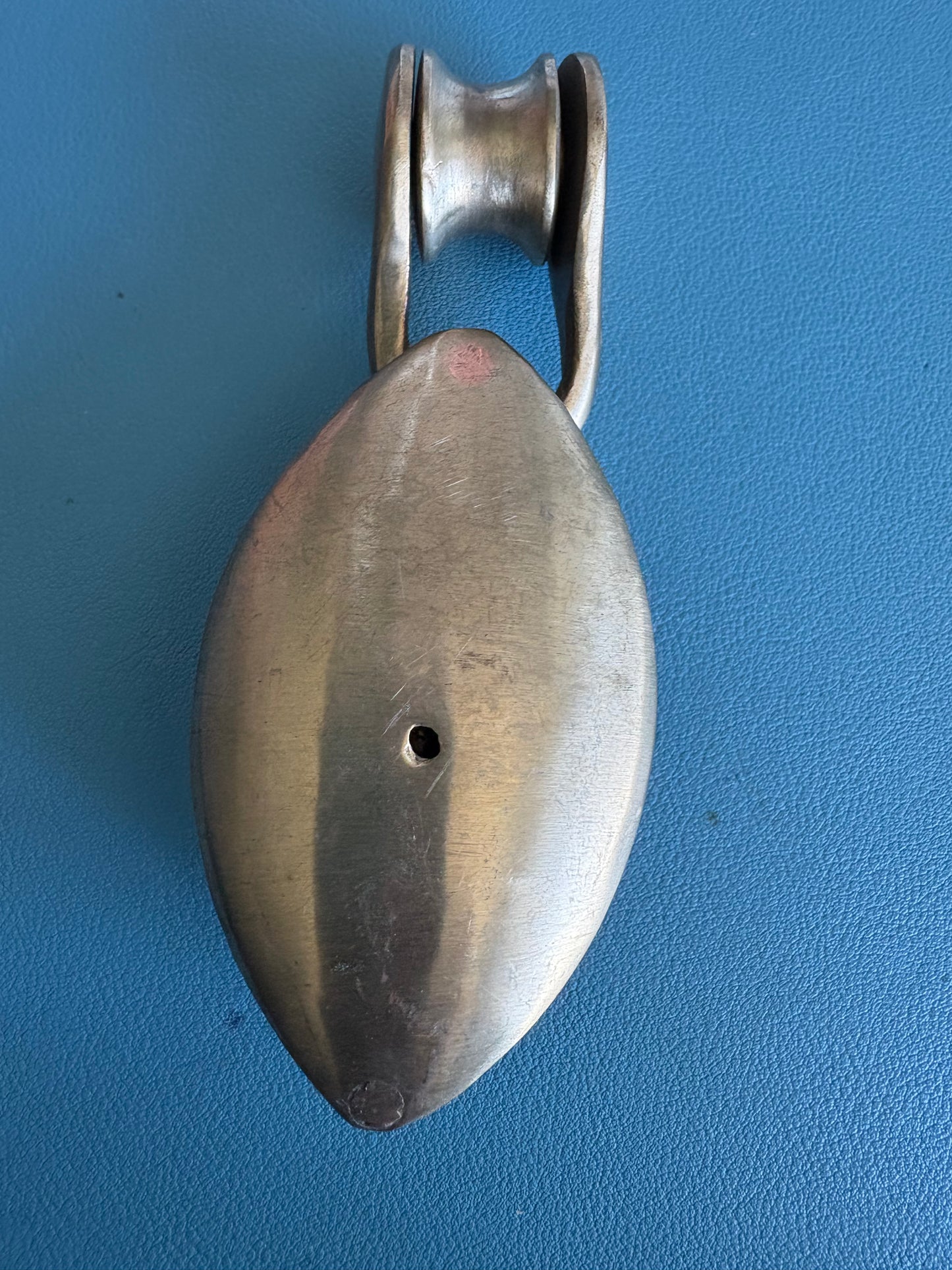 Bronze Single Block 3/8" line with Traveller Fitting