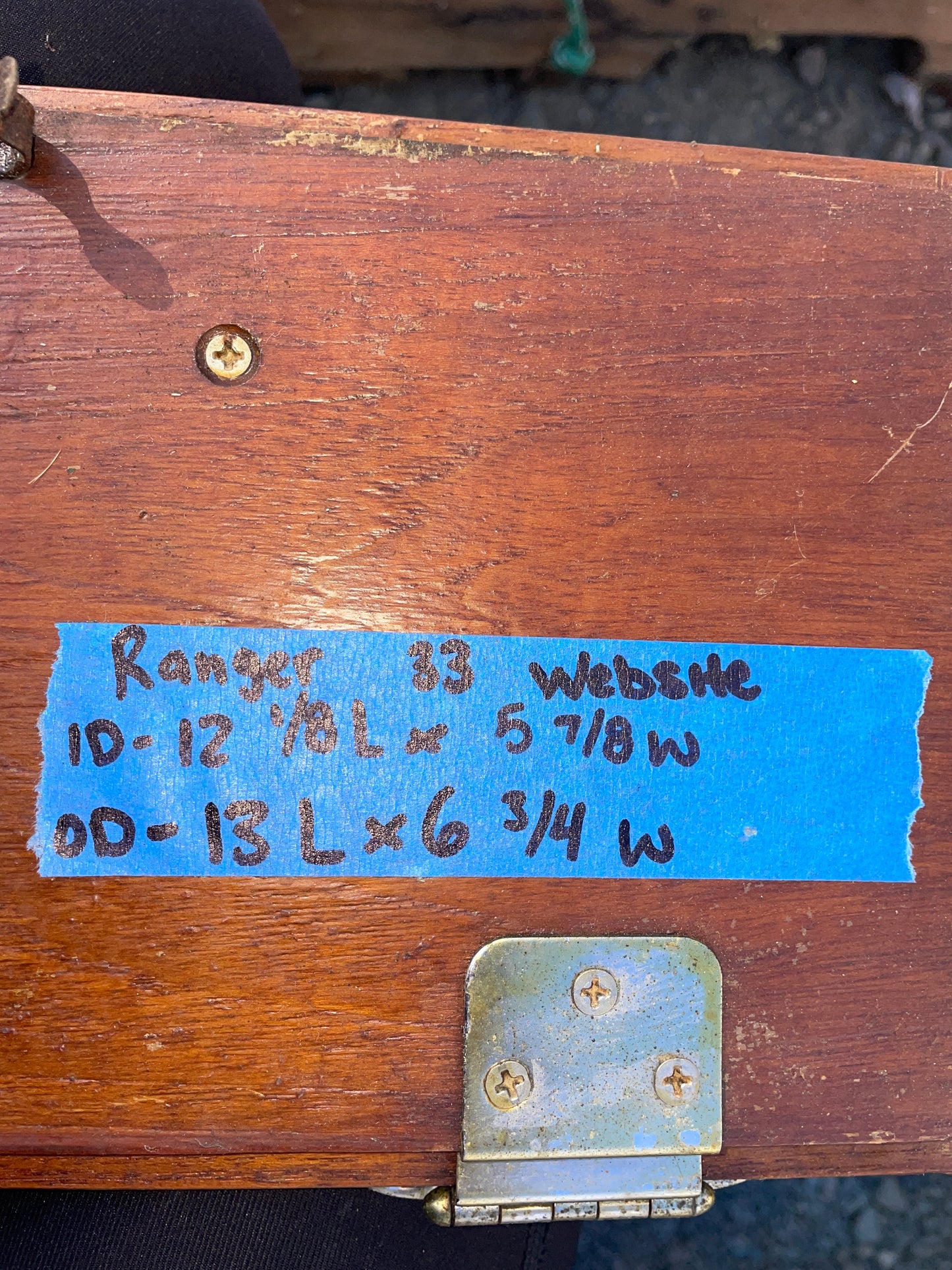 Ranger 33 Interior Door - ID 12 1/8” Long x 5 7/8” Wide #73