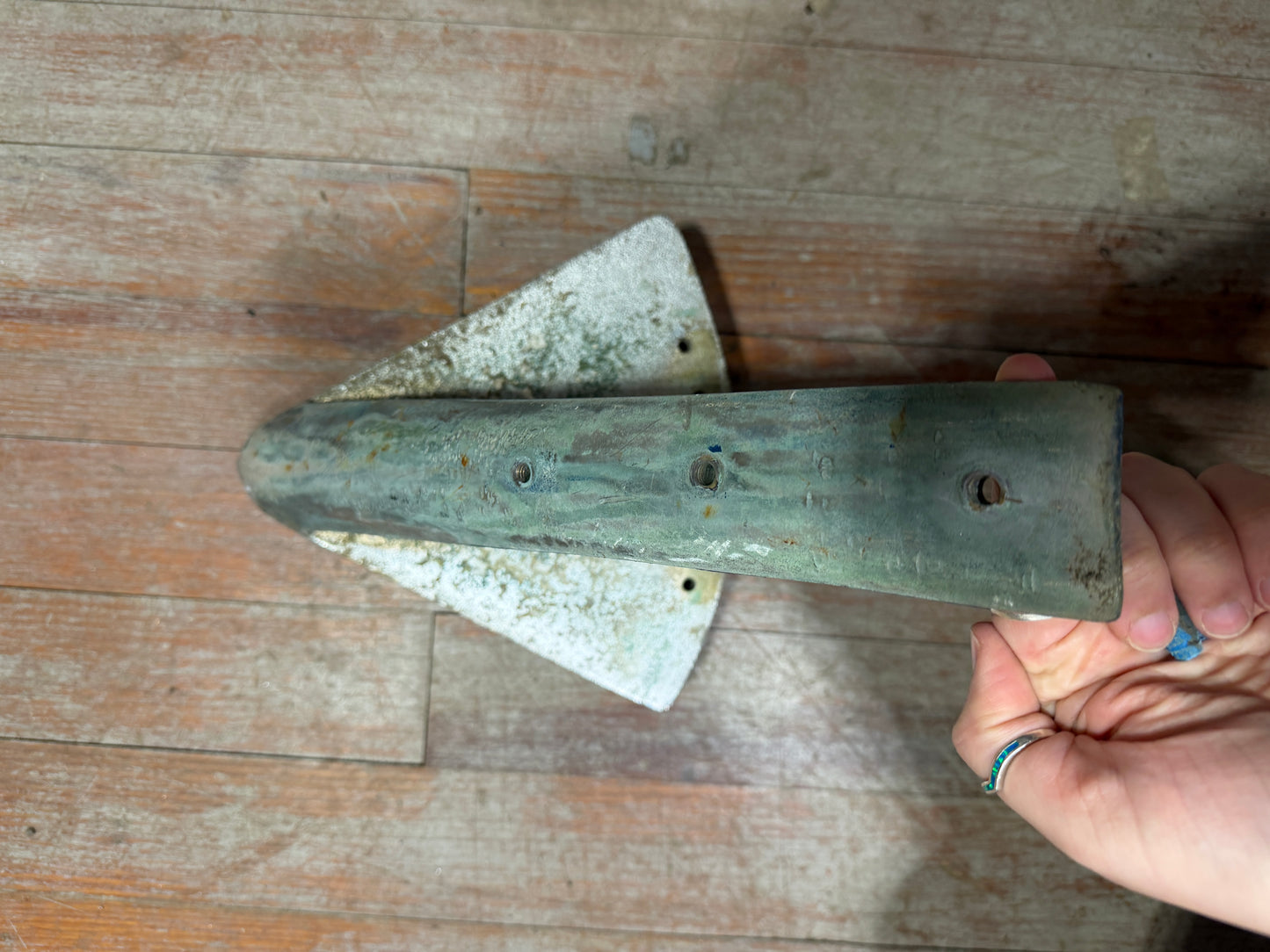 Solid Bronze Stem Strap - 14" Down Stem