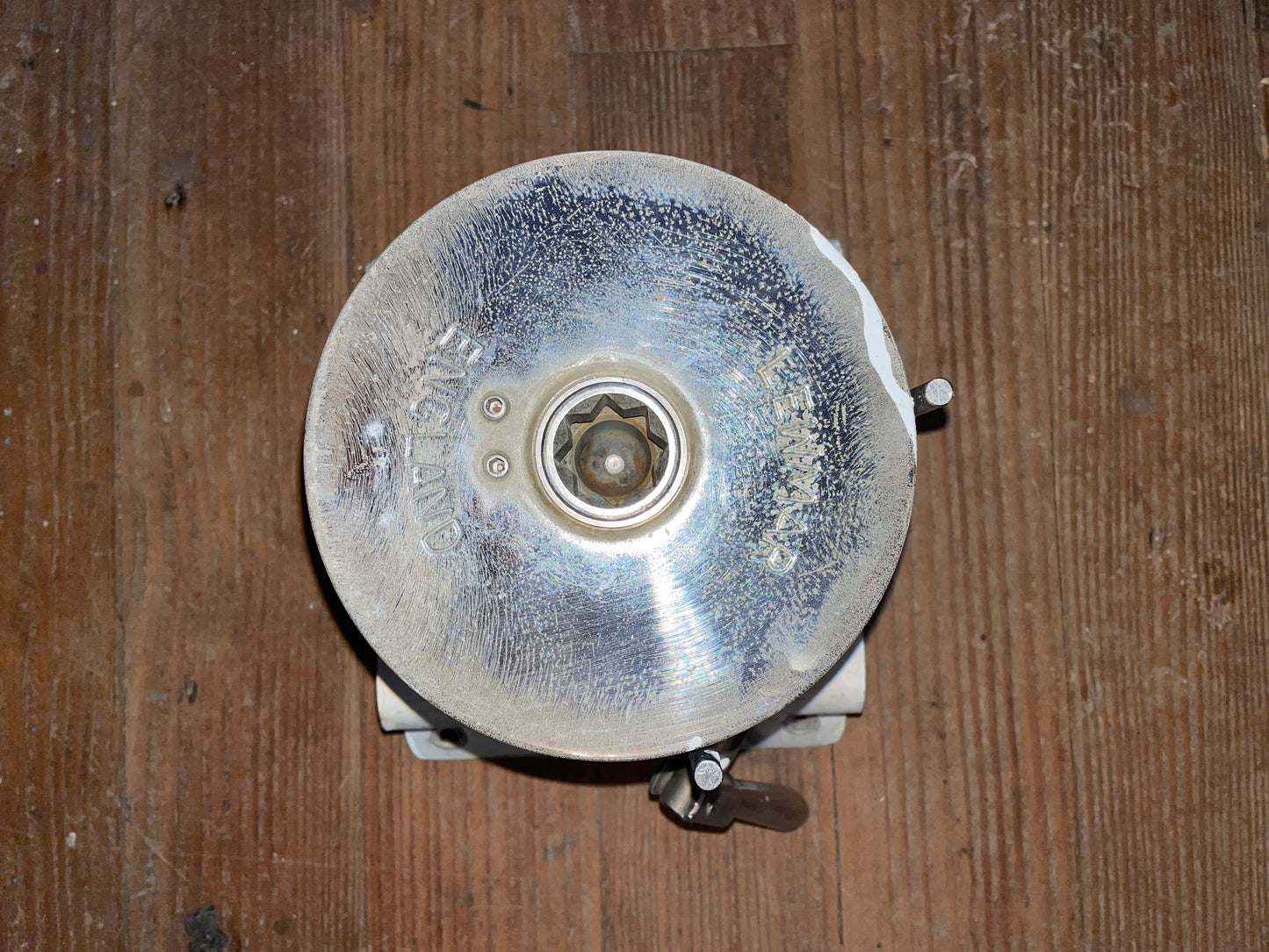 Lewmar Chromed Bronze Halyard Winch With Mounting Block