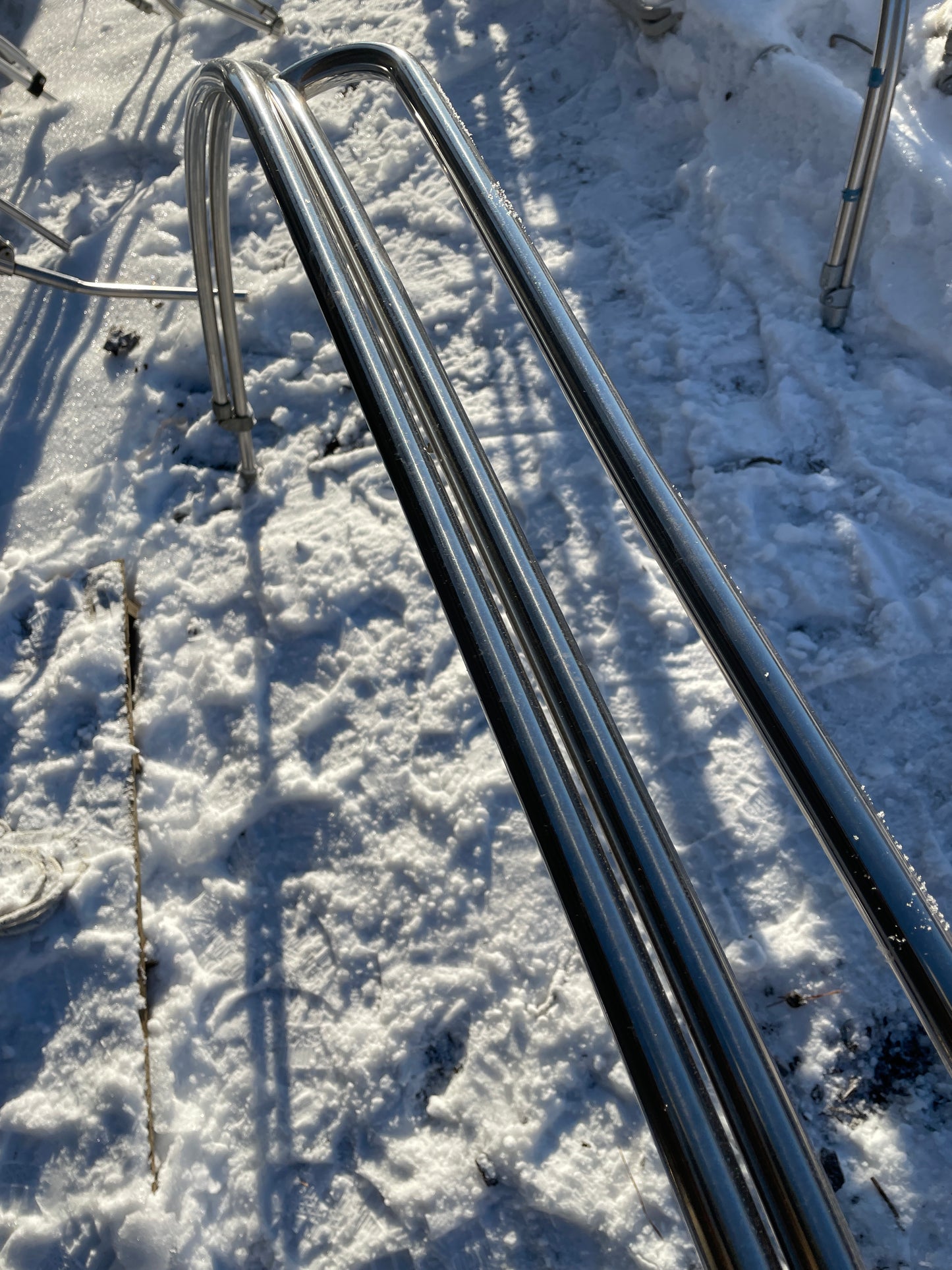 75 1/2” SS 2 Bow Dodger Frame With Handle