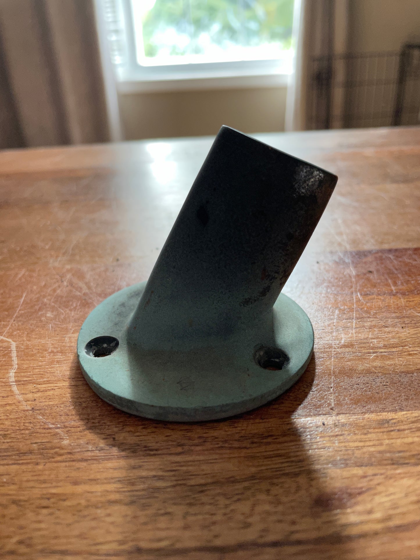 Vintage Bronze 1 1/4” Flag Pole Holder