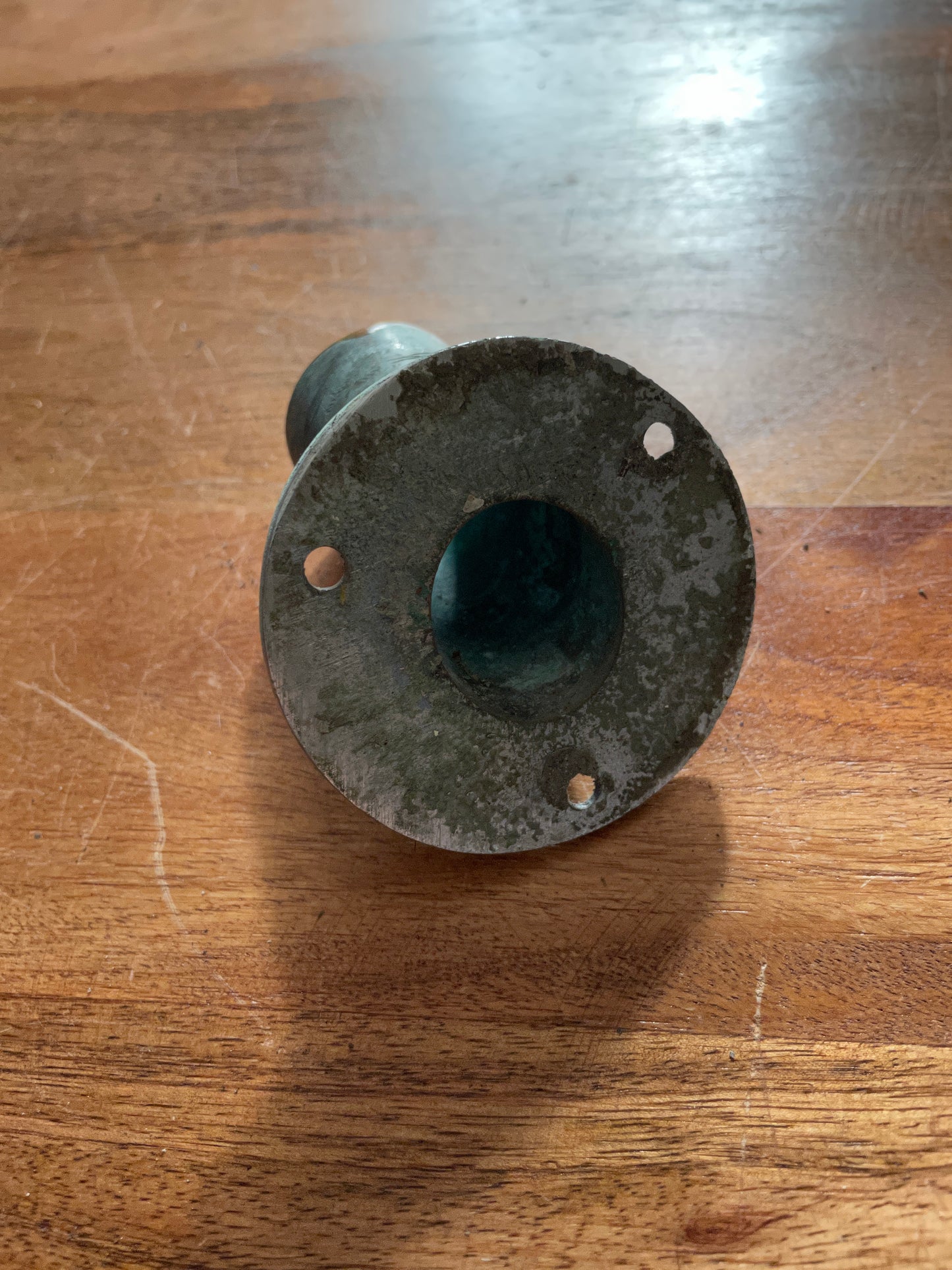 Vintage Bronze 1 1/4” Flag Pole Holder