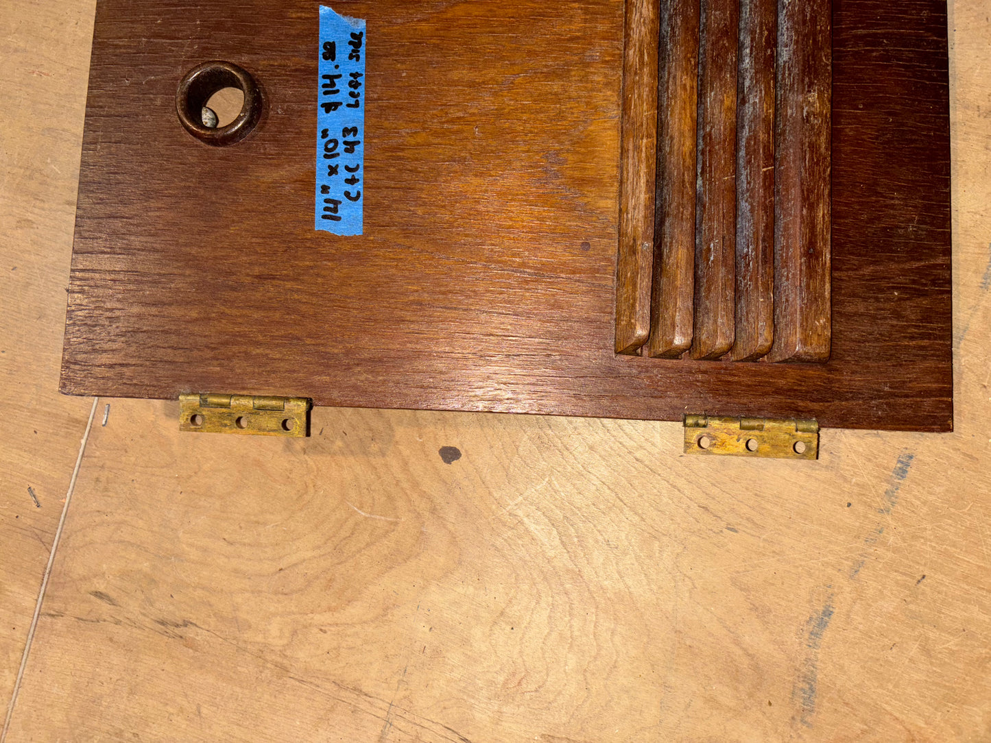 Left Side Interior Cabinet Door Off C&C 43- 14” Long x 10” Wide #69