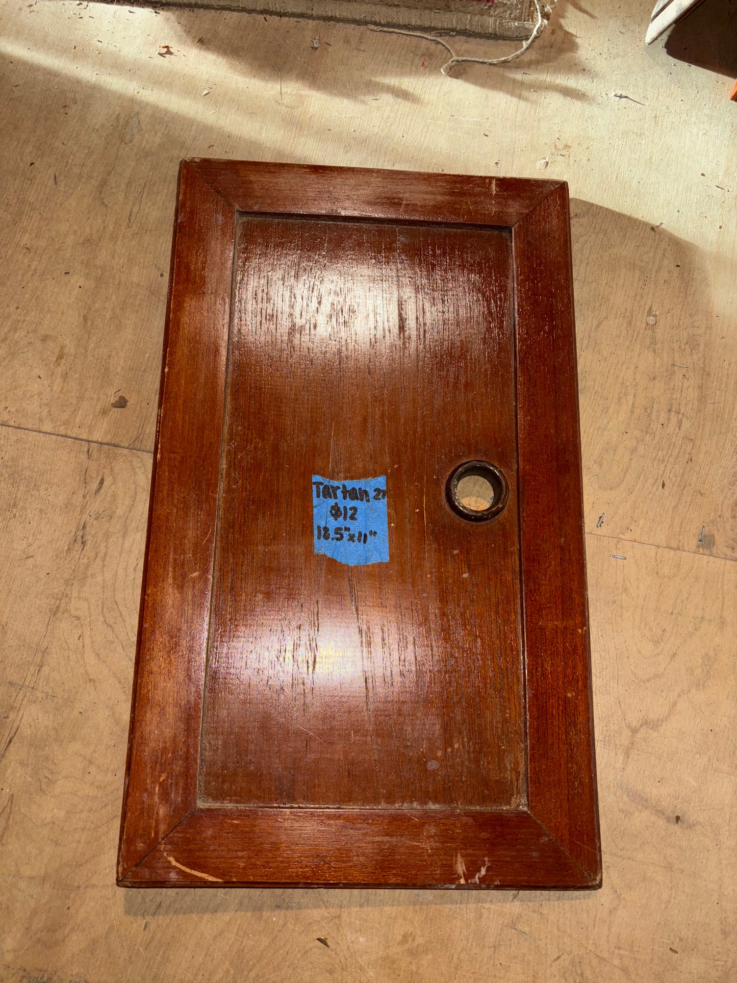 Tartan 27 Interior Door - 18 1/2” Long x 11” Wide #119