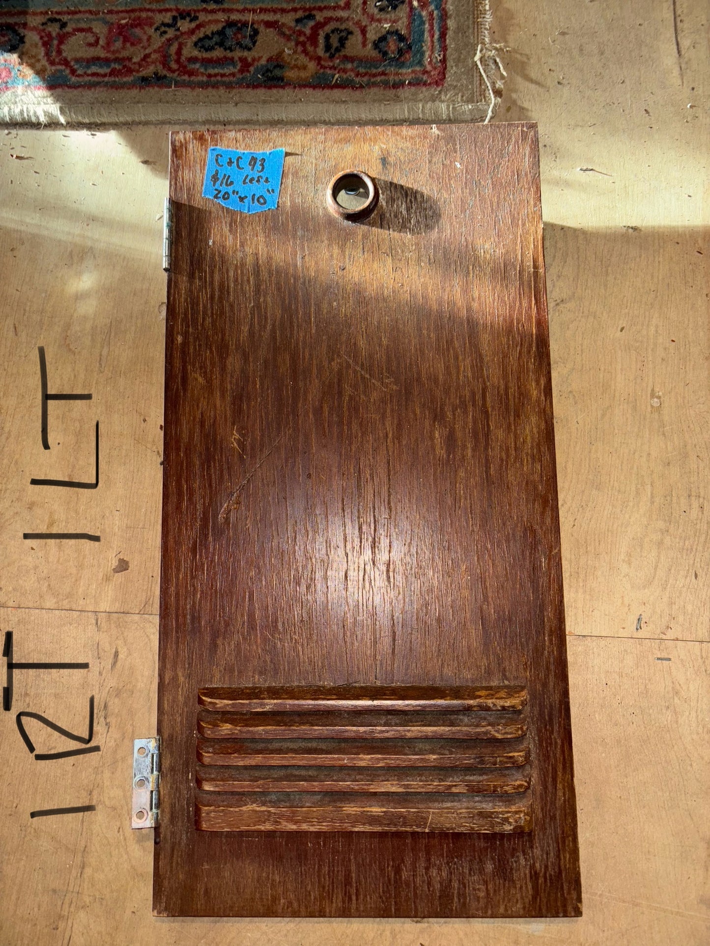 C&C 43 Interior Wooden Door- 20” Long x 10” Wide #71