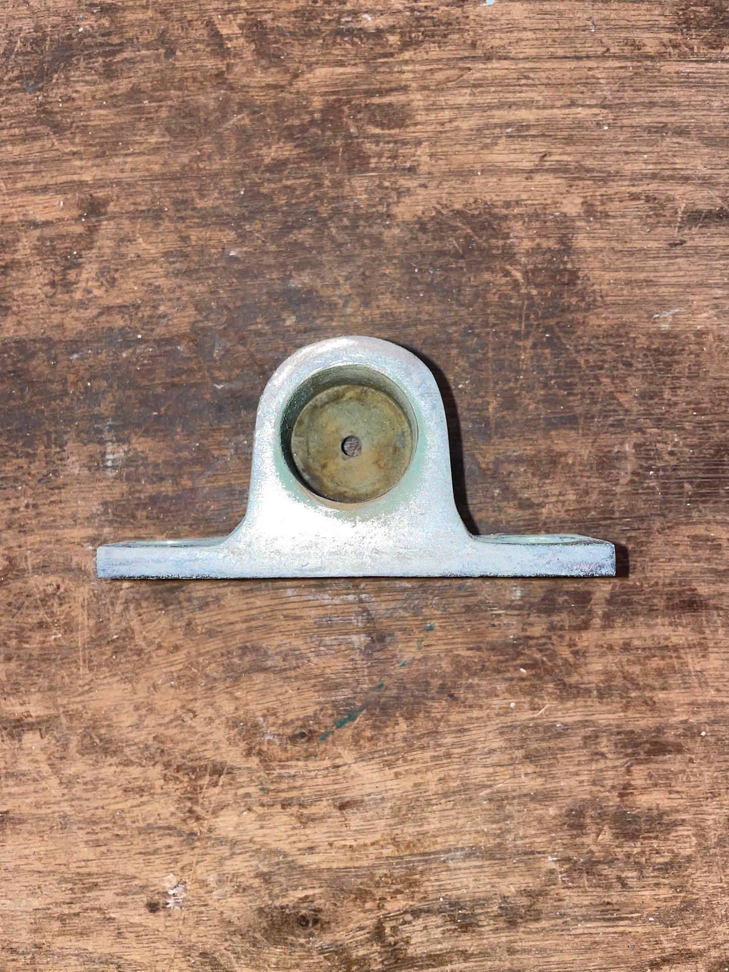 Chromed Bronze Rail Fitting- 7/8” Tube - Backing