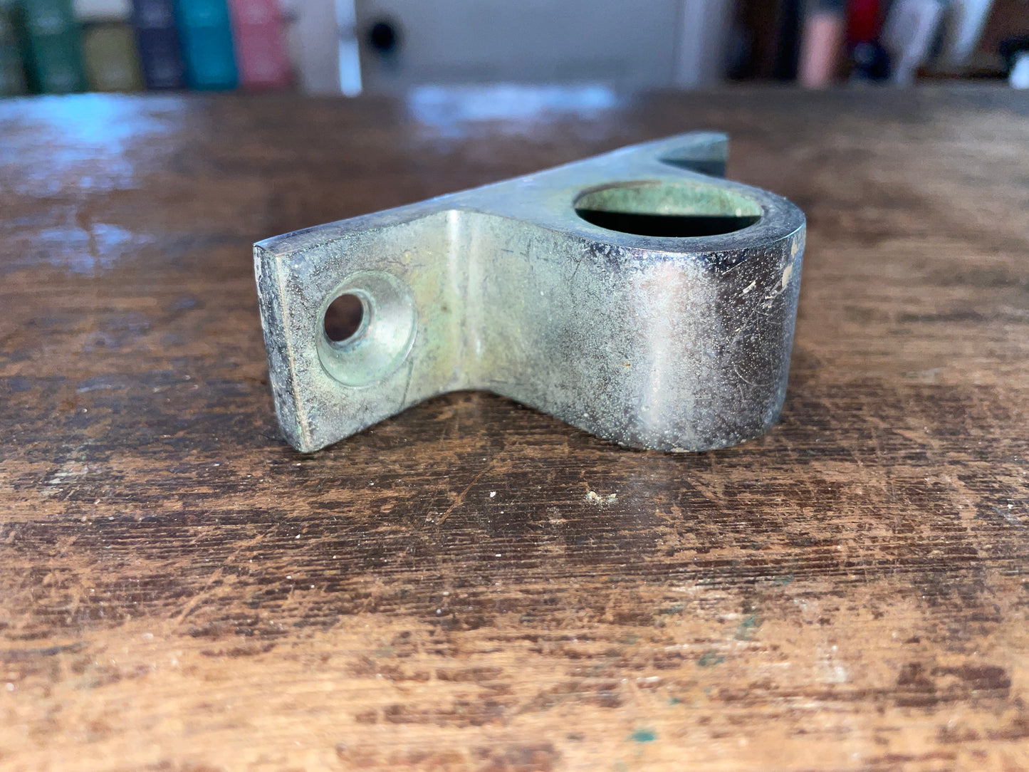 Chromed Bronze Rail Fitting- 7/8” Tube - Backing