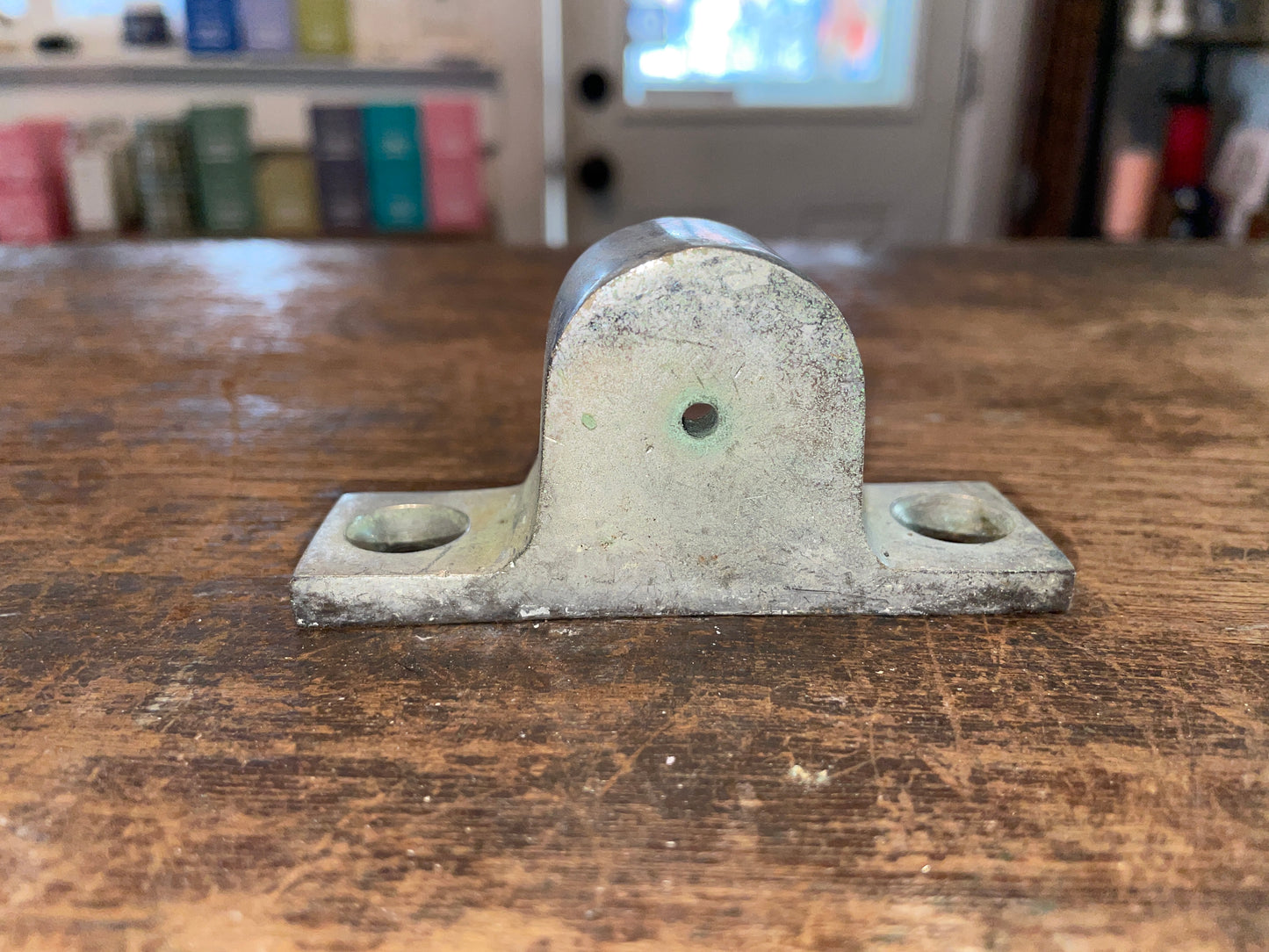 Chromed Bronze Rail Fitting- 7/8” Tube - Backing