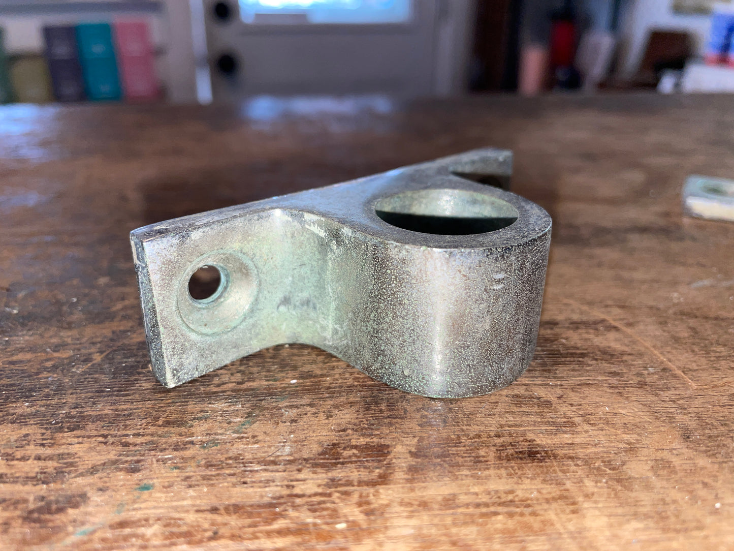 Chromed Bronze Rail Fitting- 7/8” Tube - No Backing