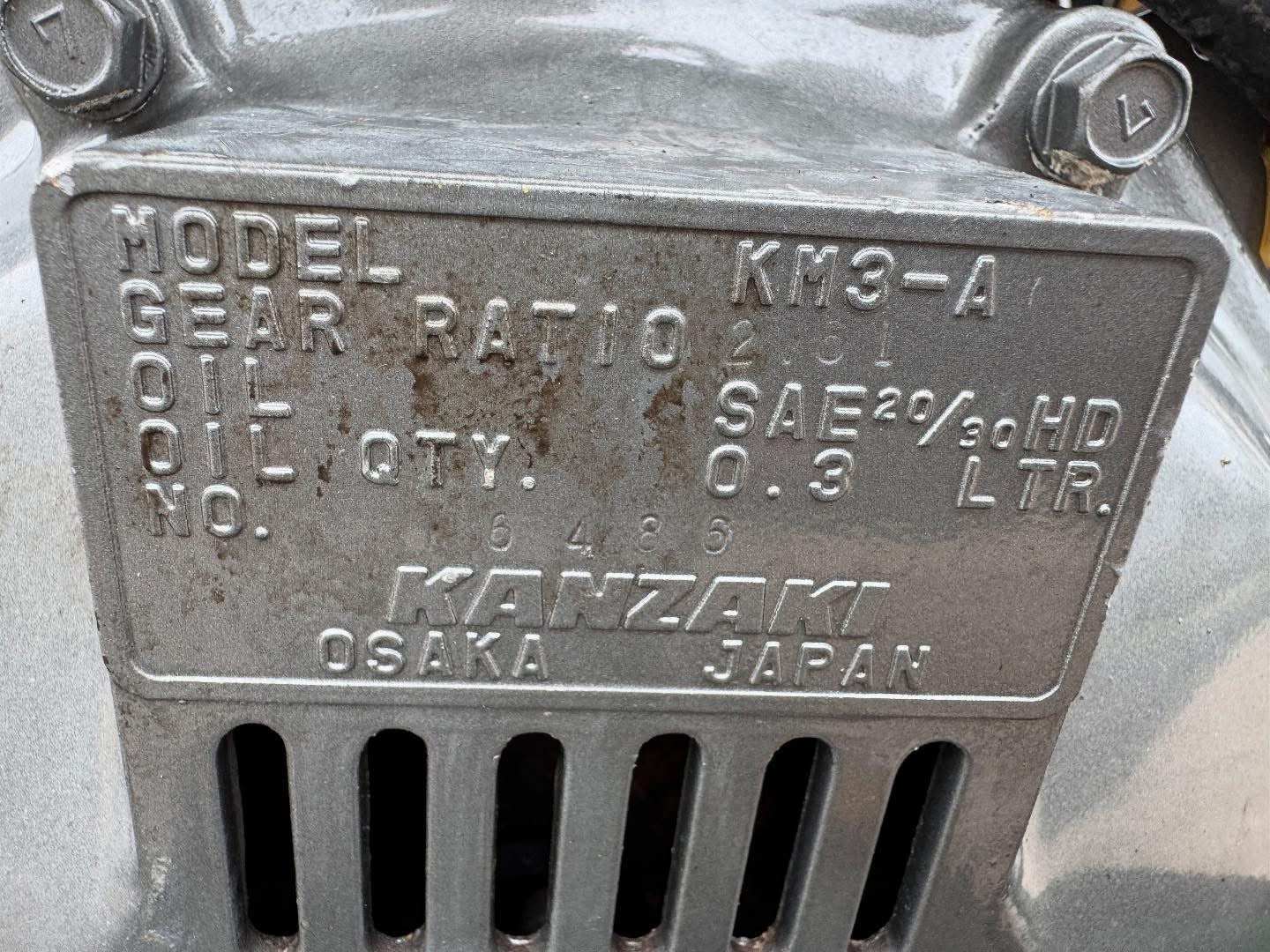 Yanmar 3GMF With Kanzaki KM3-A Transmission AND Panel