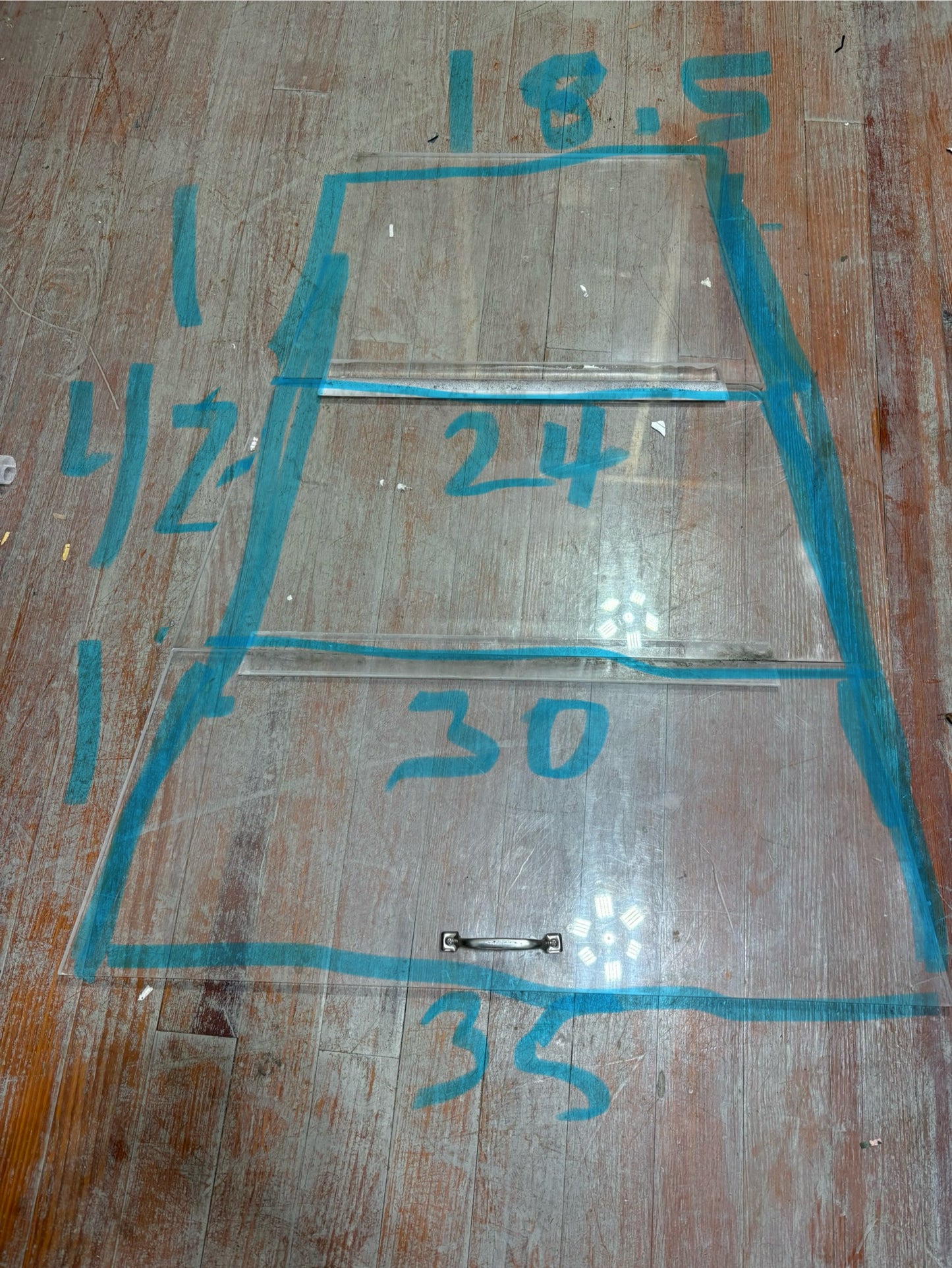 Crealock 37 Plexi Glass Companion Way Door - #42